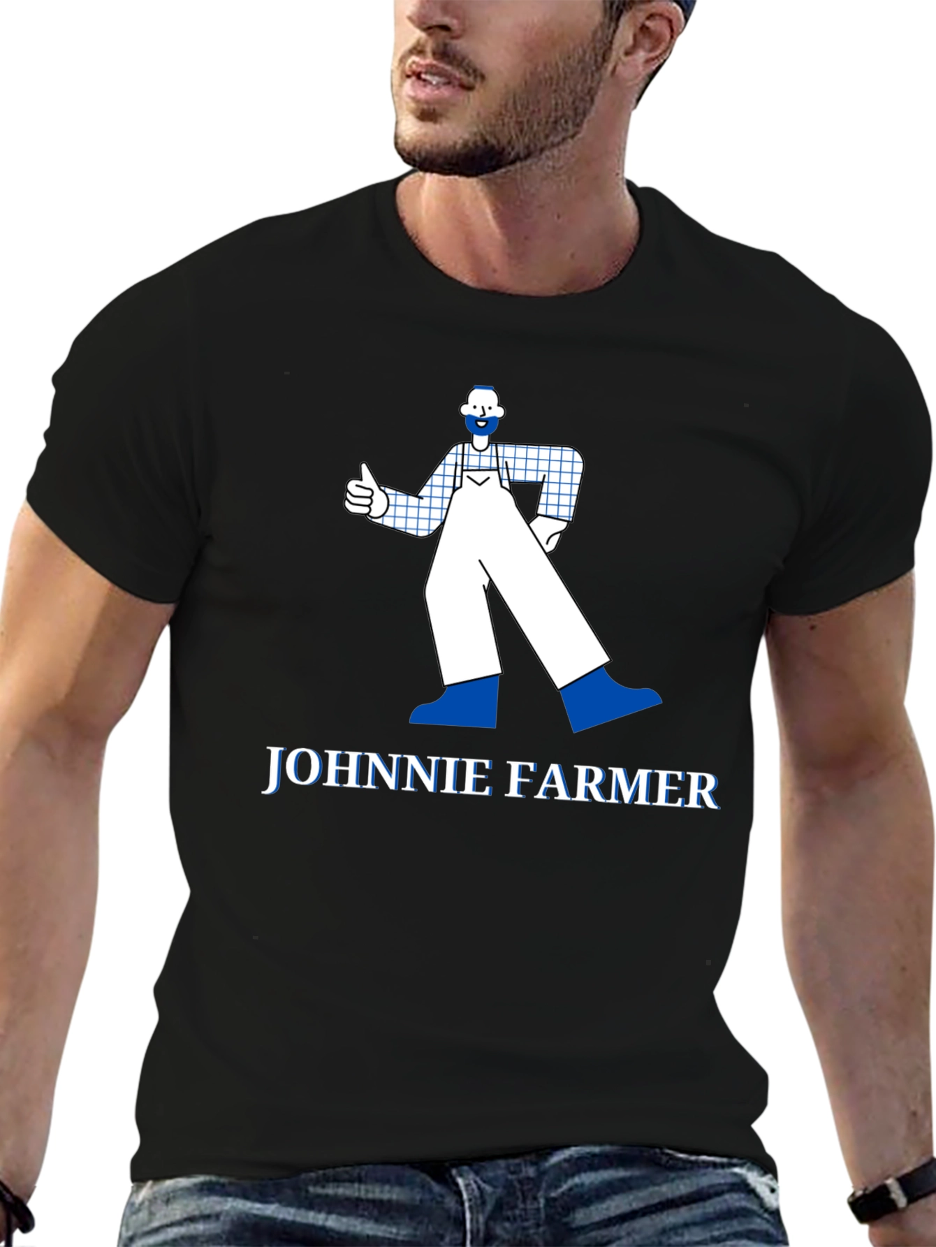 Johnnie Farmer Graphic Tee - Stylish and Unique