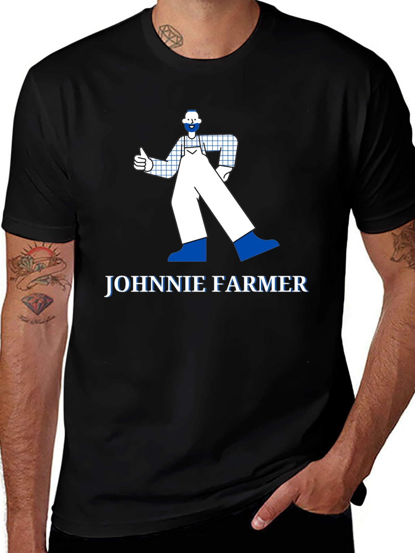 Johnnie Farmer Graphic Tee - Stylish and Unique