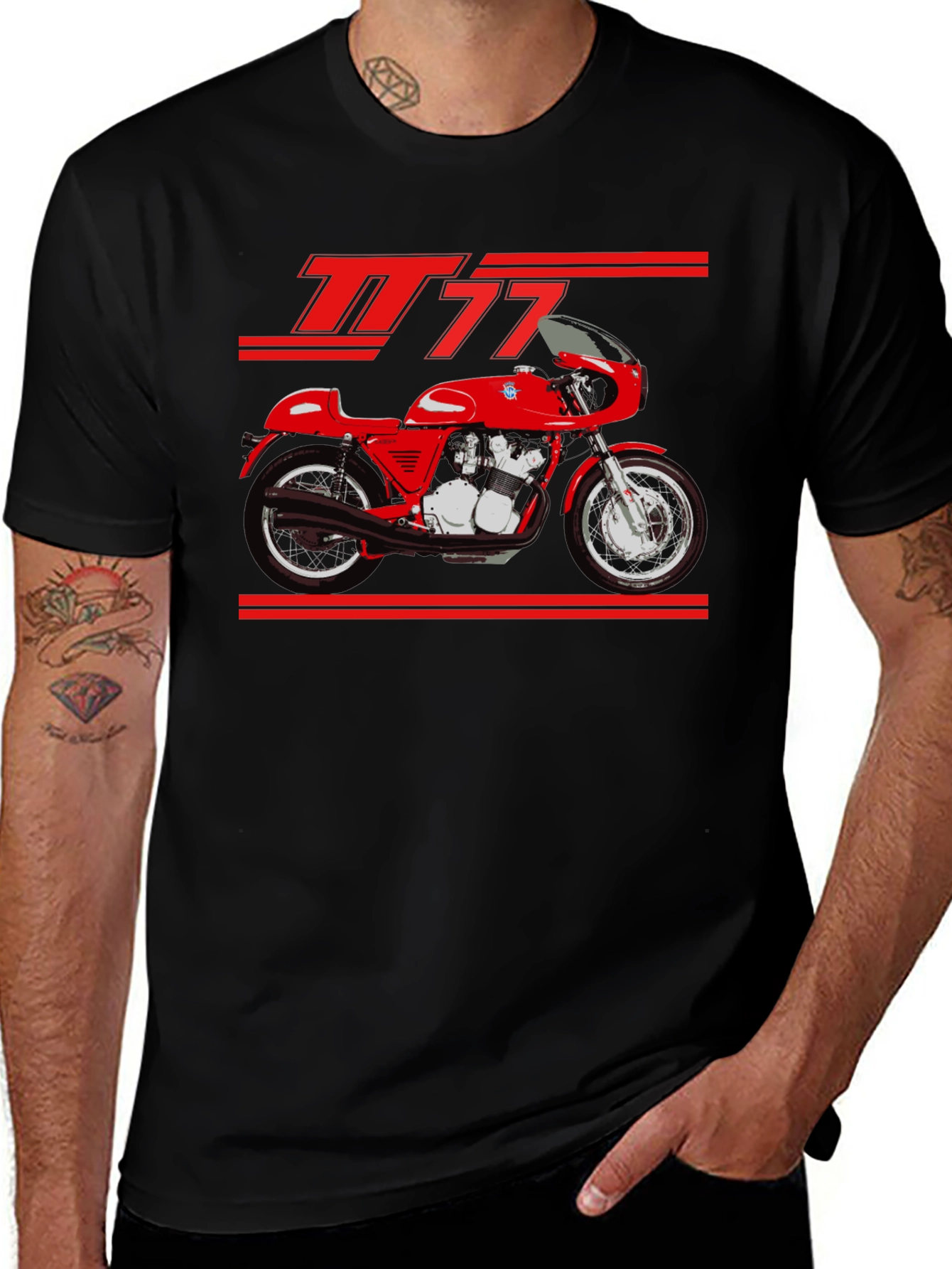 MV Agusta 777 Motorcycle Graphic T-Shirt