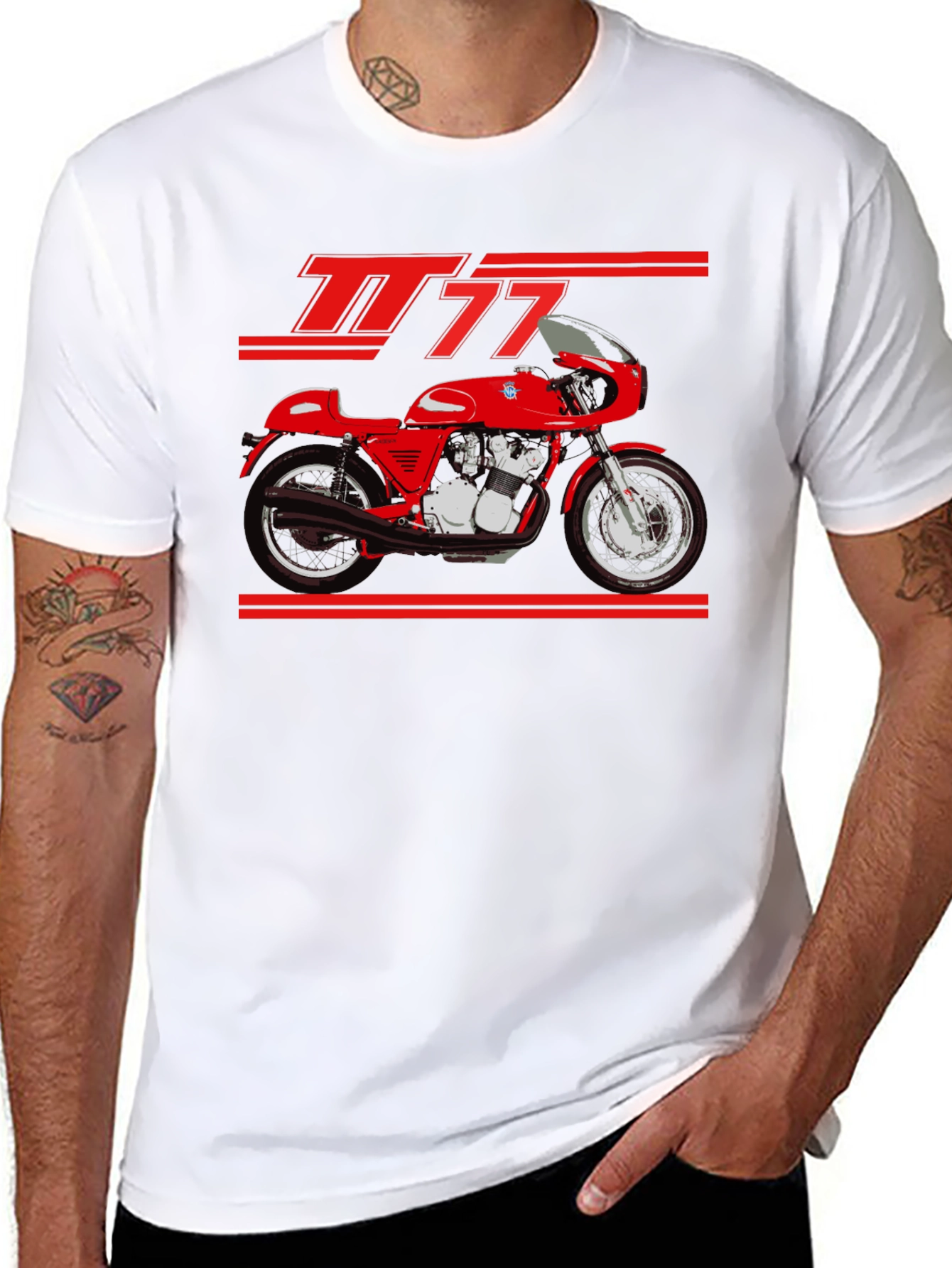 MV Agusta 777 Motorcycle Graphic T-Shirt