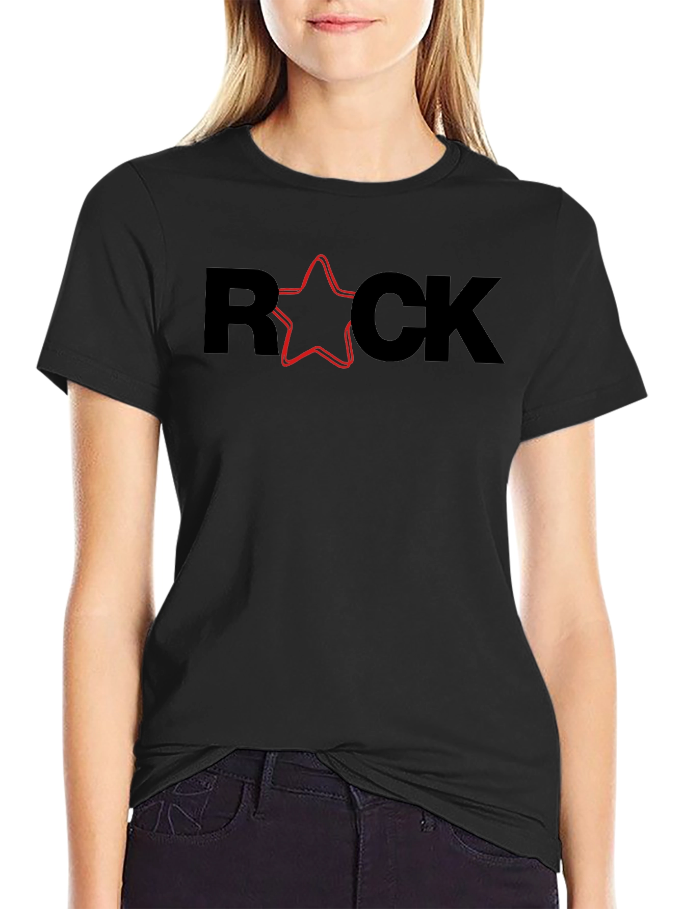 Rock Star Graphic Tee - Black