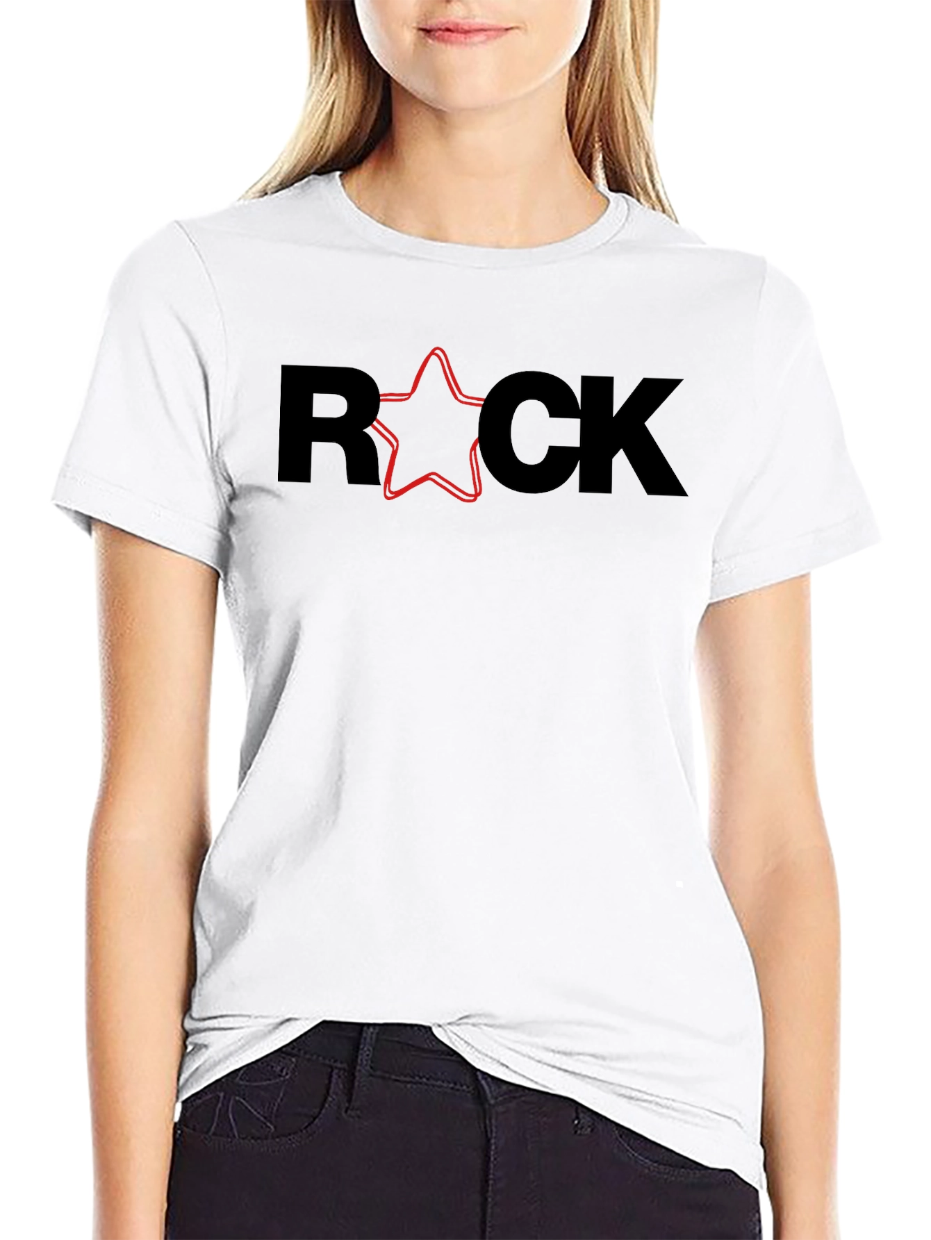 Rock Star Graphic Tee - Black