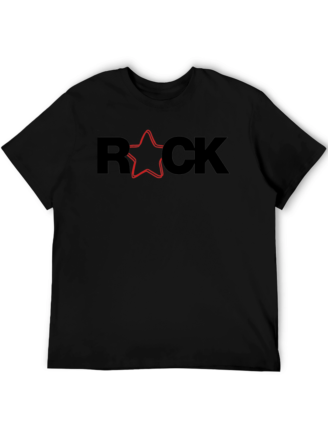 Rock Star Graphic Tee - Black