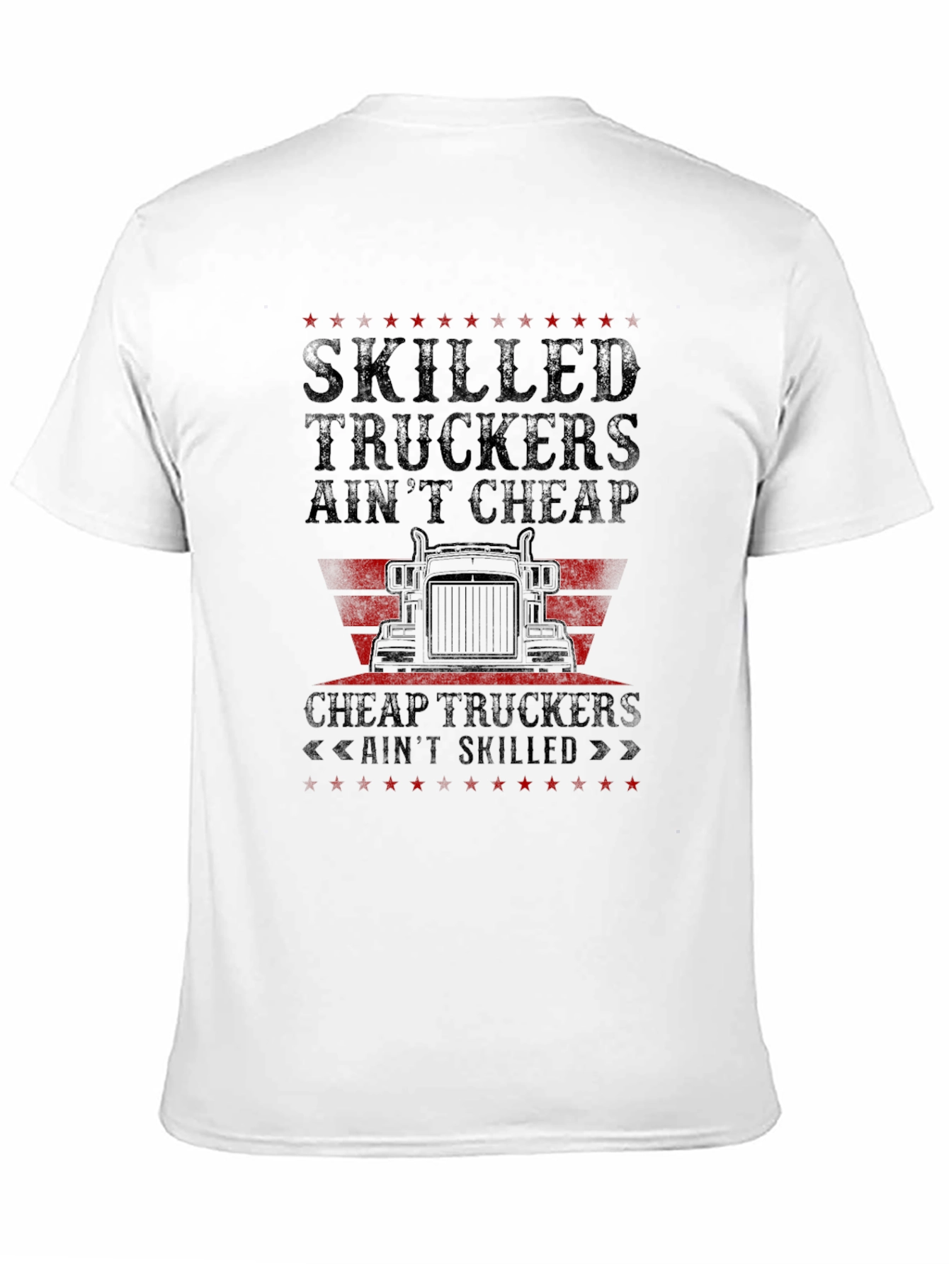 Skilled Truckers Graphic T-Shirt - Black