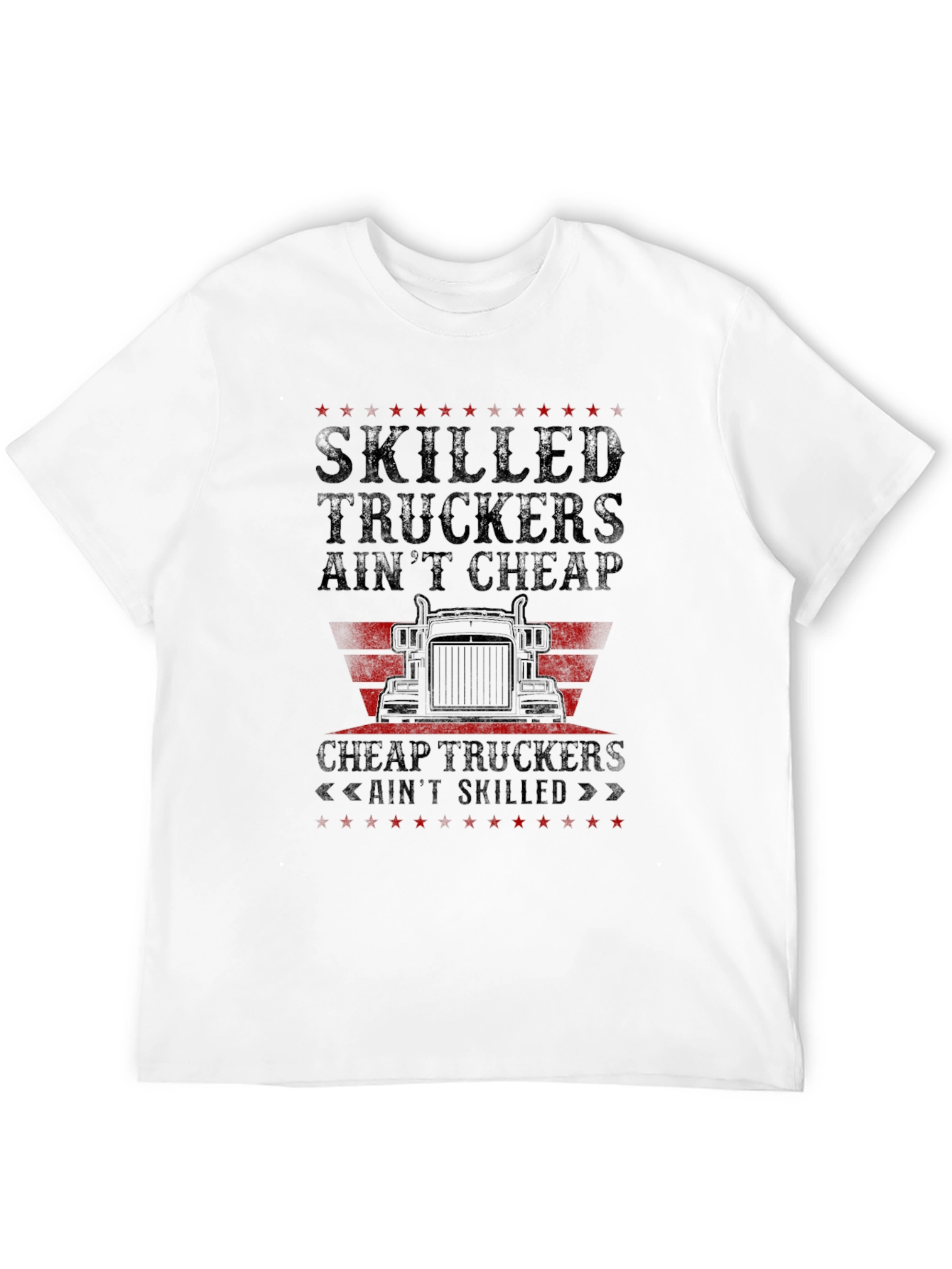 Skilled Truckers Graphic T-Shirt - Black