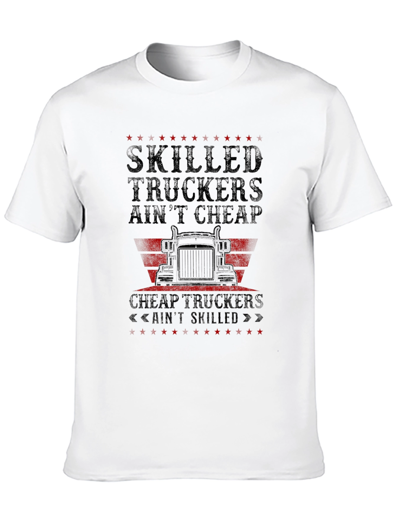 Skilled Truckers Graphic T-Shirt - Black