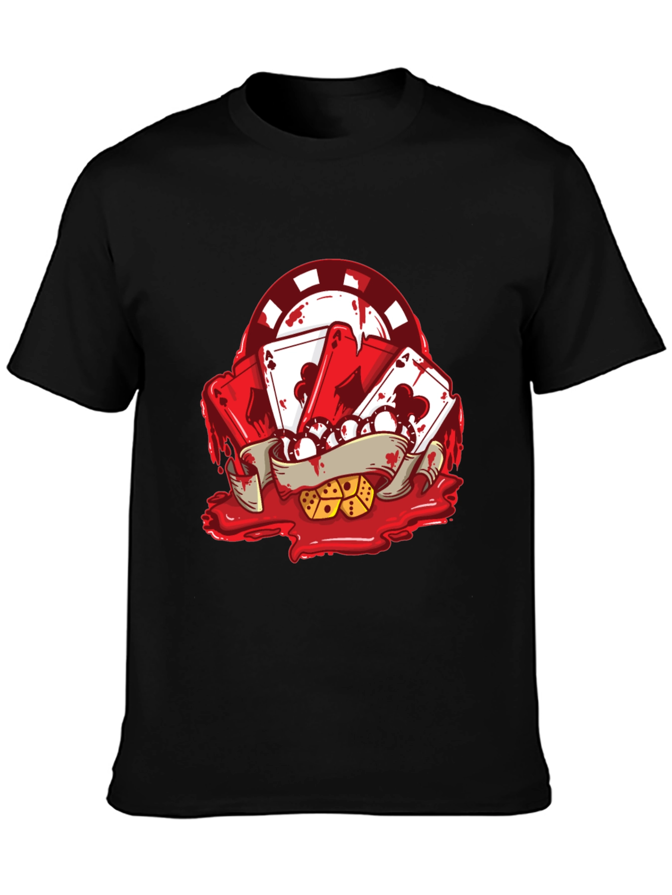 Ace High T-Shirt - Poker Graphic Tee