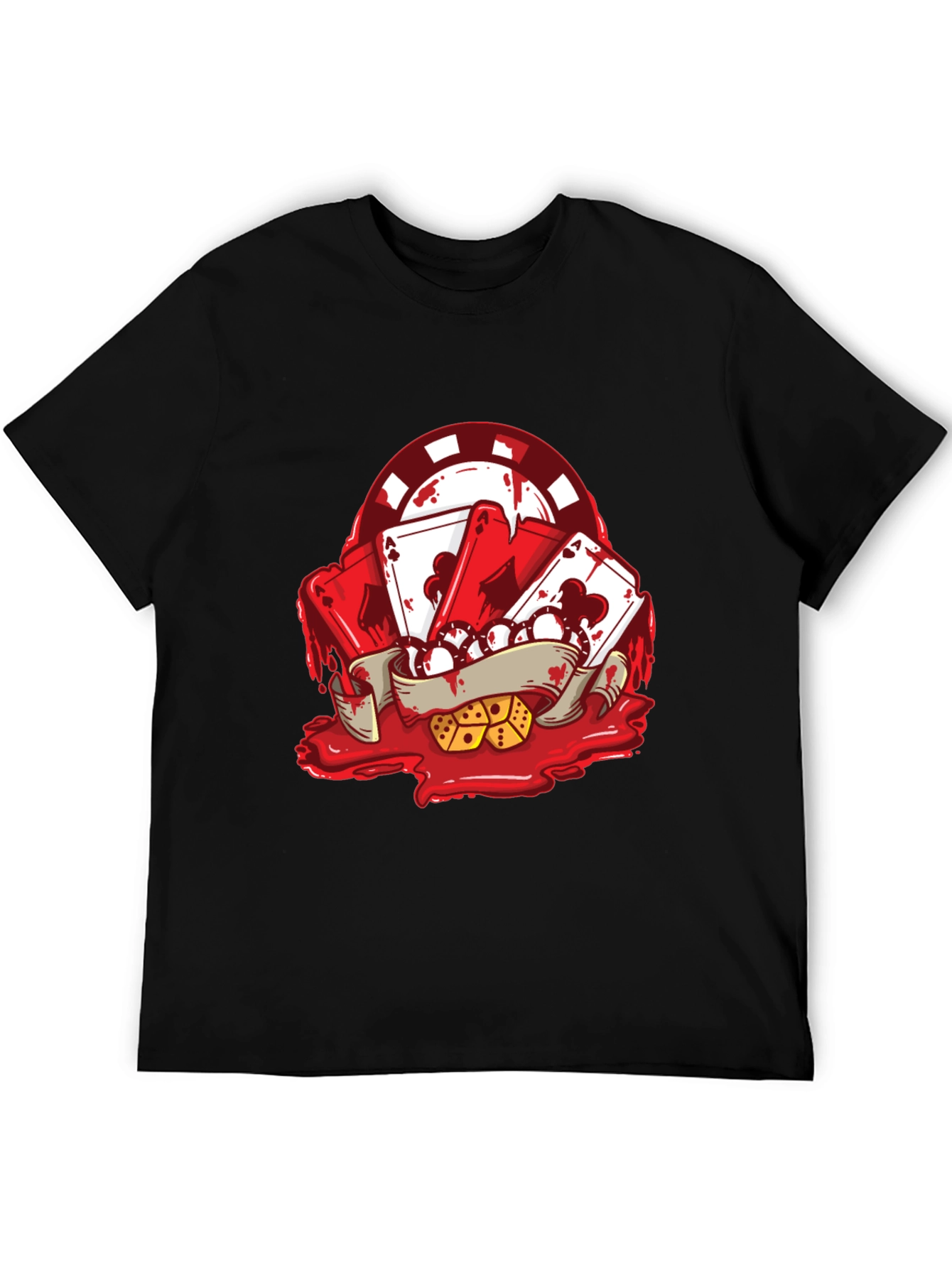 Ace High T-Shirt - Poker Graphic Tee