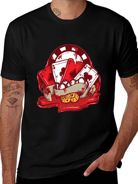 Ace High T-Shirt - Poker Graphic Tee