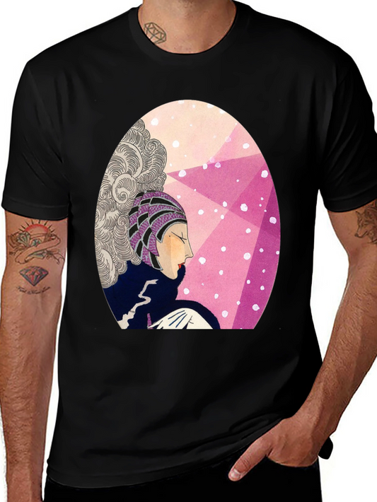 Retro Art Deco Graphic T-Shirt