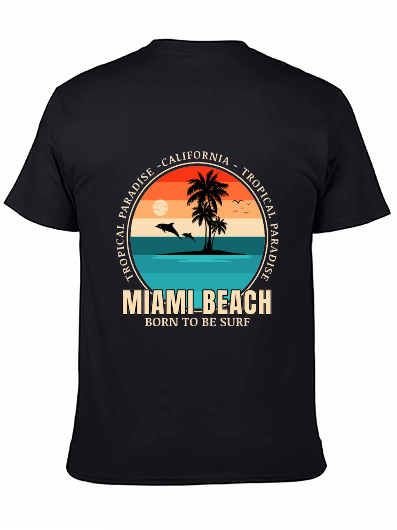 Miami Beach Tropical Paradise T-Shirt