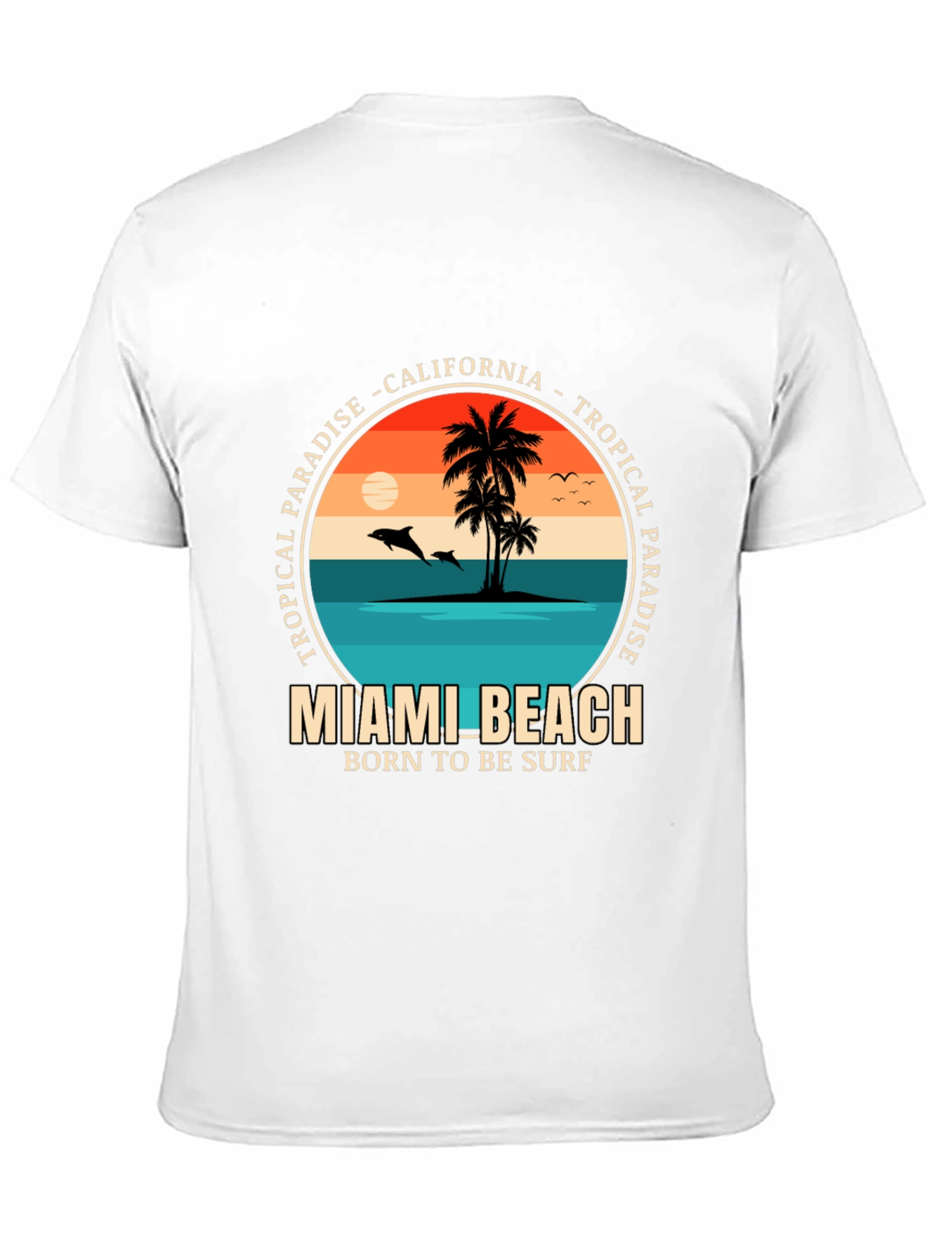 Miami Beach Tropical Paradise T-Shirt
