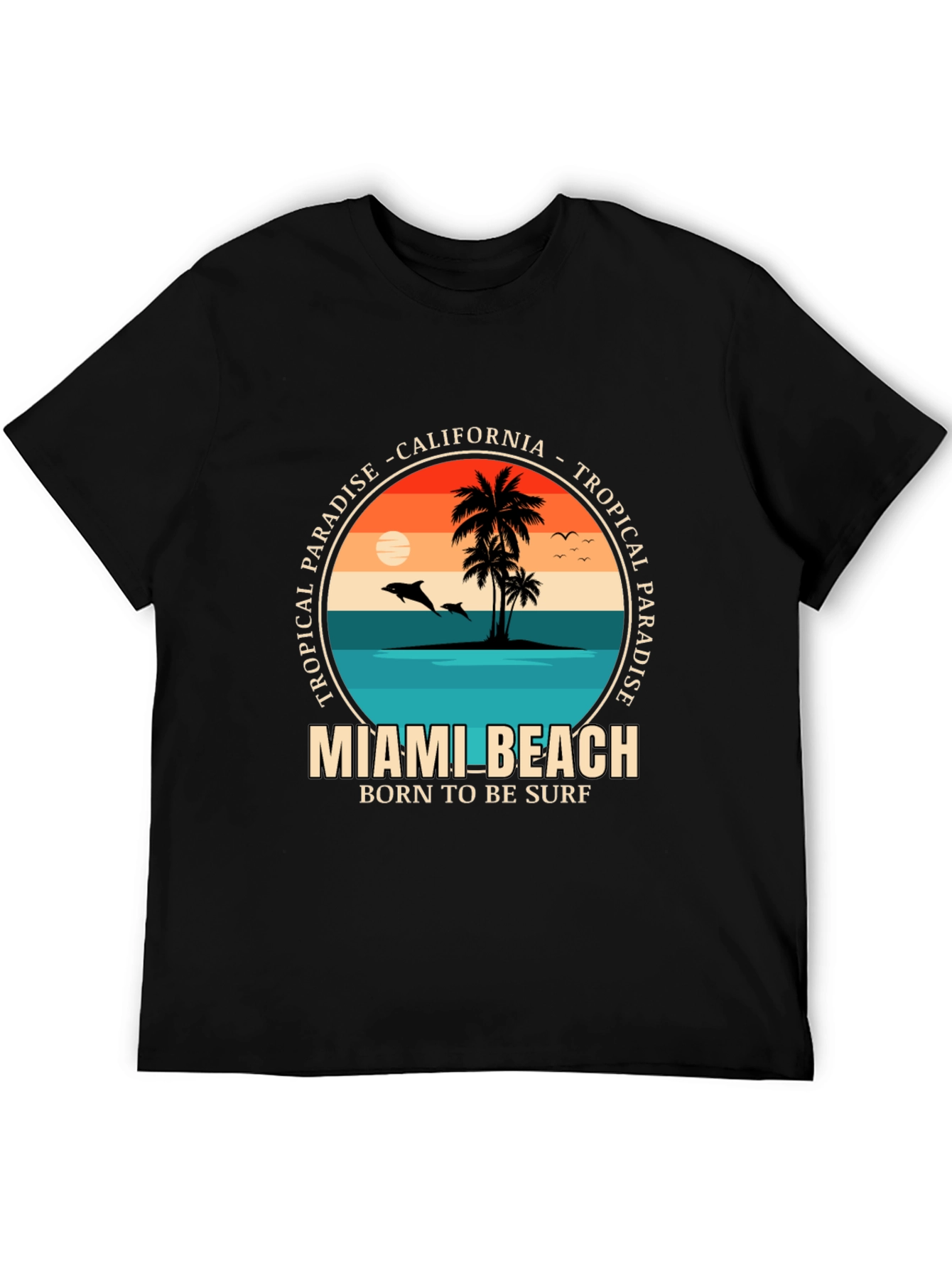 Miami Beach Tropical Paradise T-Shirt