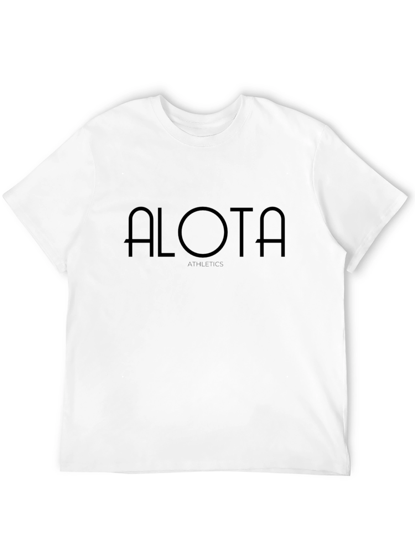 ALOTA Athletics Black Graphic Tee - Stylish Comfort