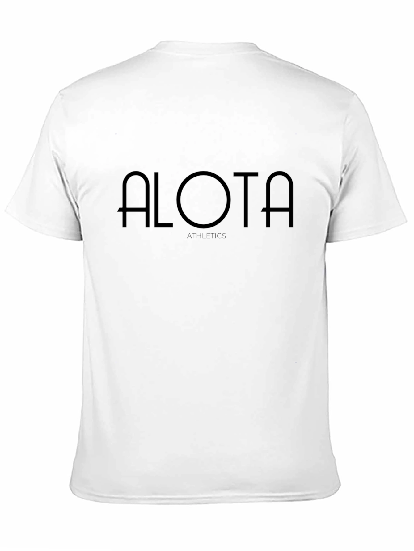 ALOTA Athletics Black Graphic Tee - Stylish Comfort