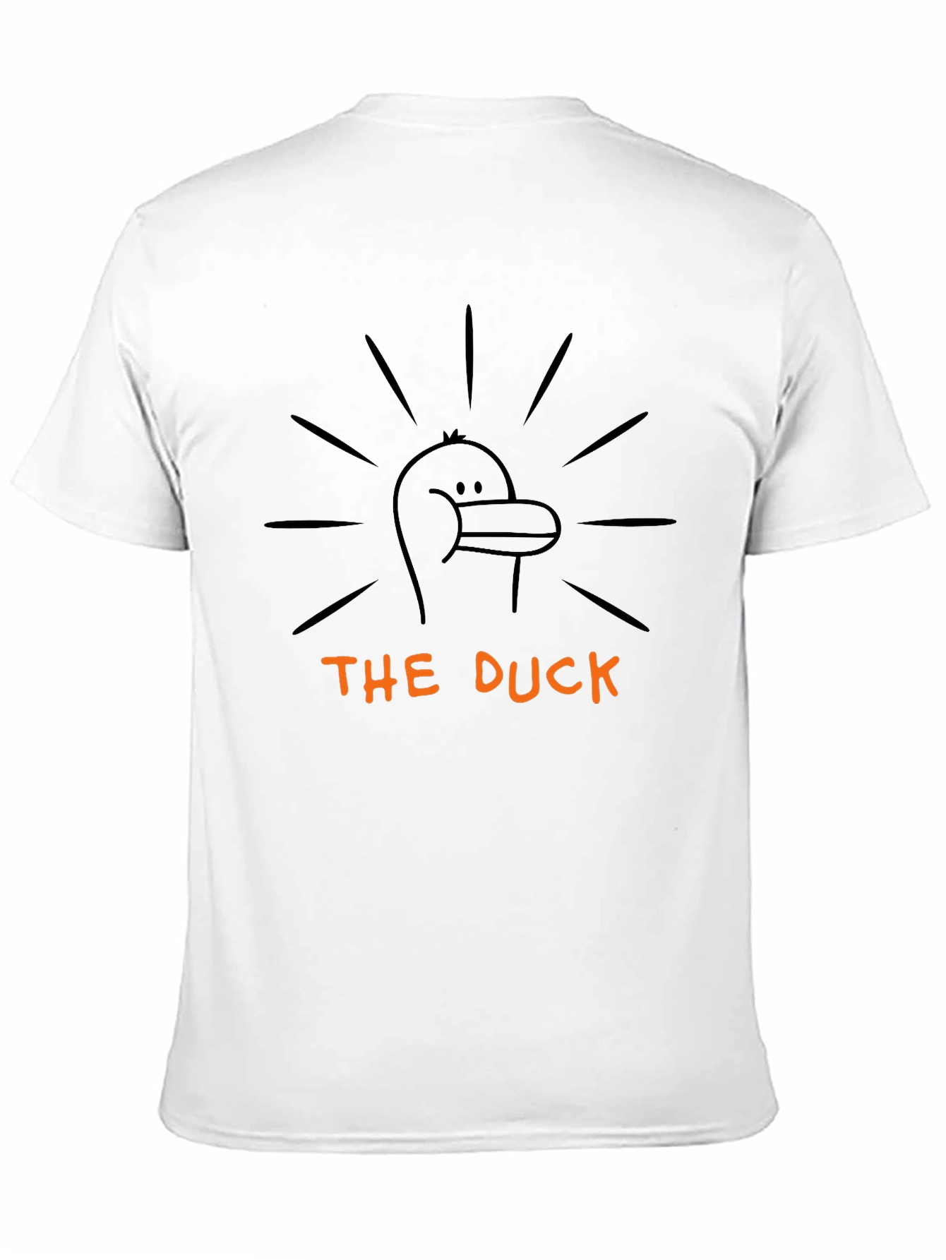 The Duck Graphic Tee - Black Crewneck T-Shirt