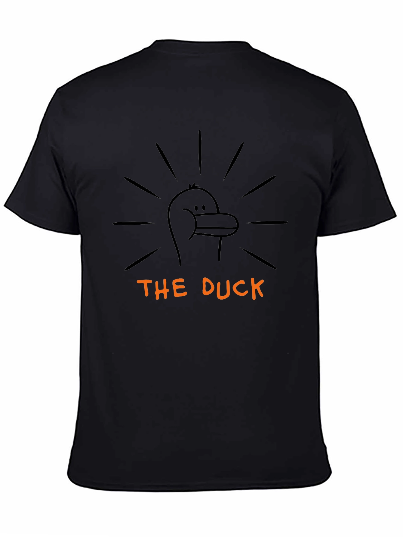 The Duck Graphic Tee - Black Crewneck T-Shirt