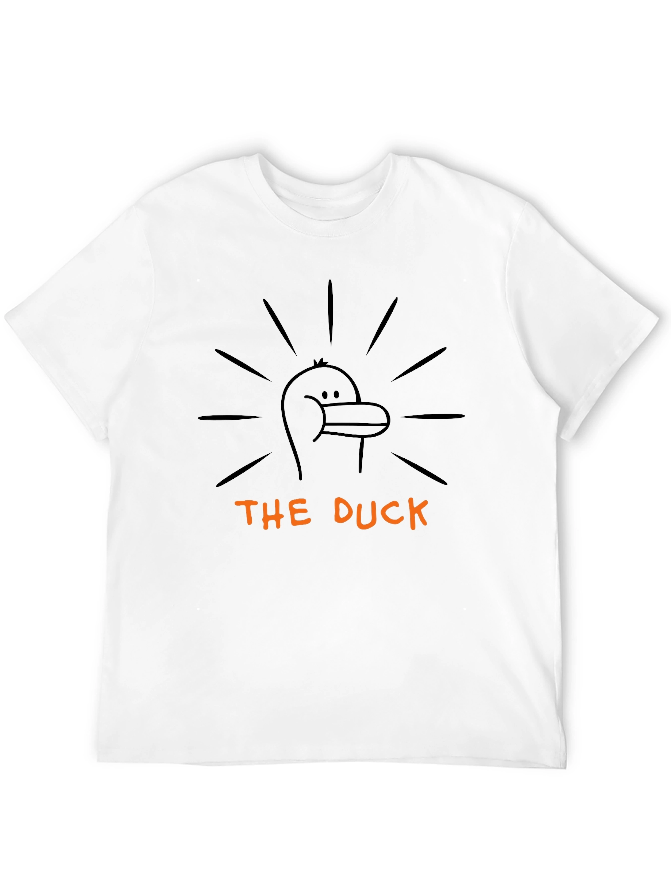 The Duck Graphic Tee - Black Crewneck T-Shirt