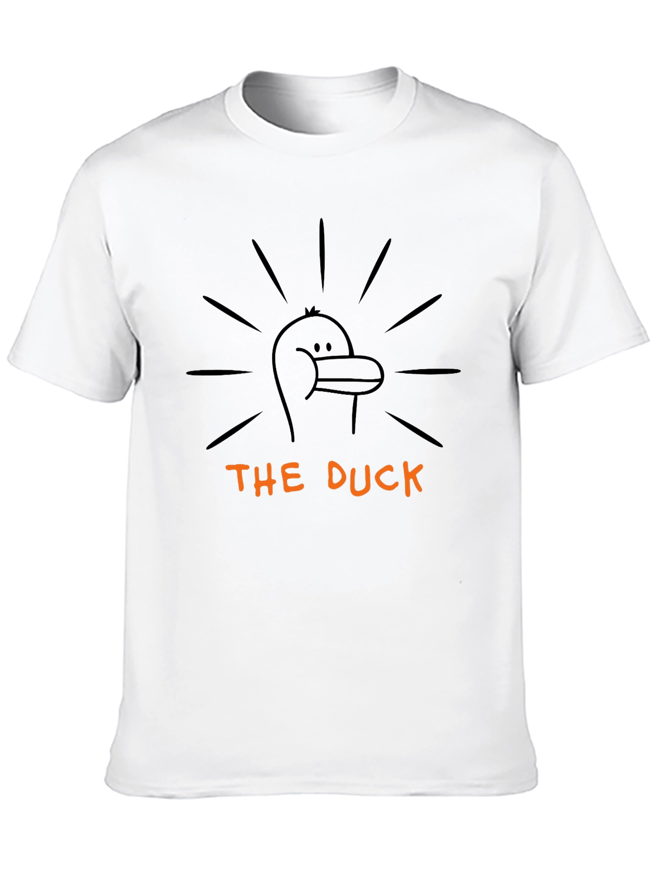 The Duck Graphic Tee - Black Crewneck T-Shirt