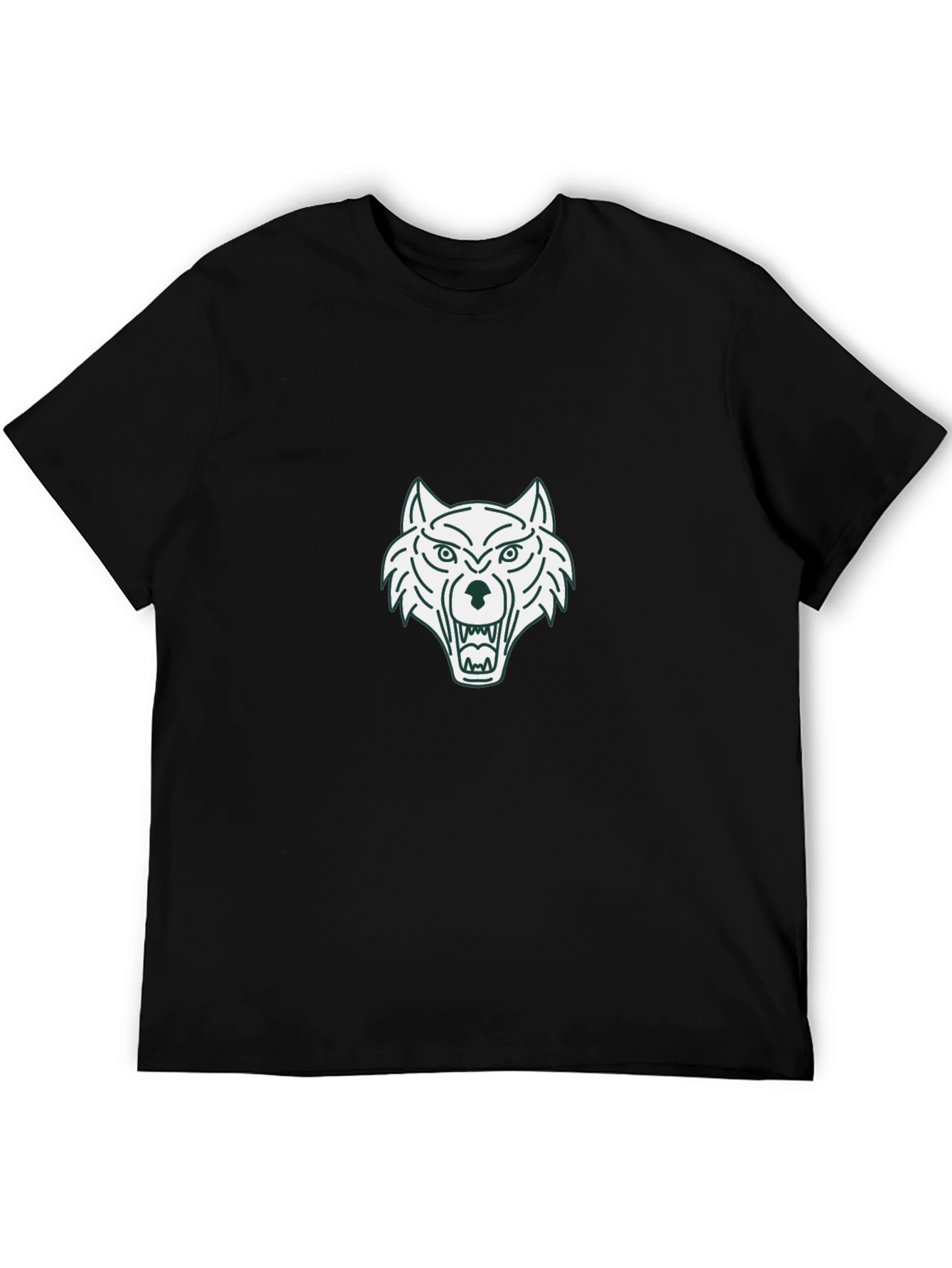 Black Wolf Graphic Tee - Mens Short Sleeve