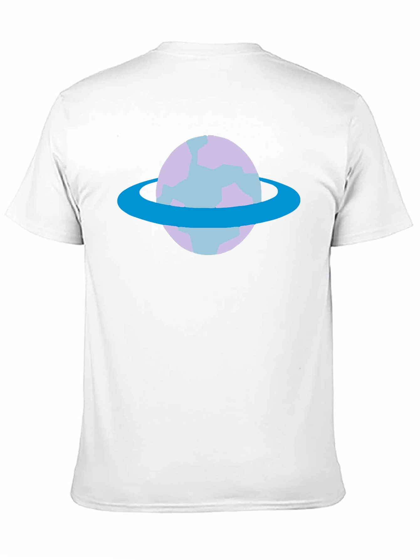 Planet Graphic Tee - Black Cotton Casual T-Shirt
