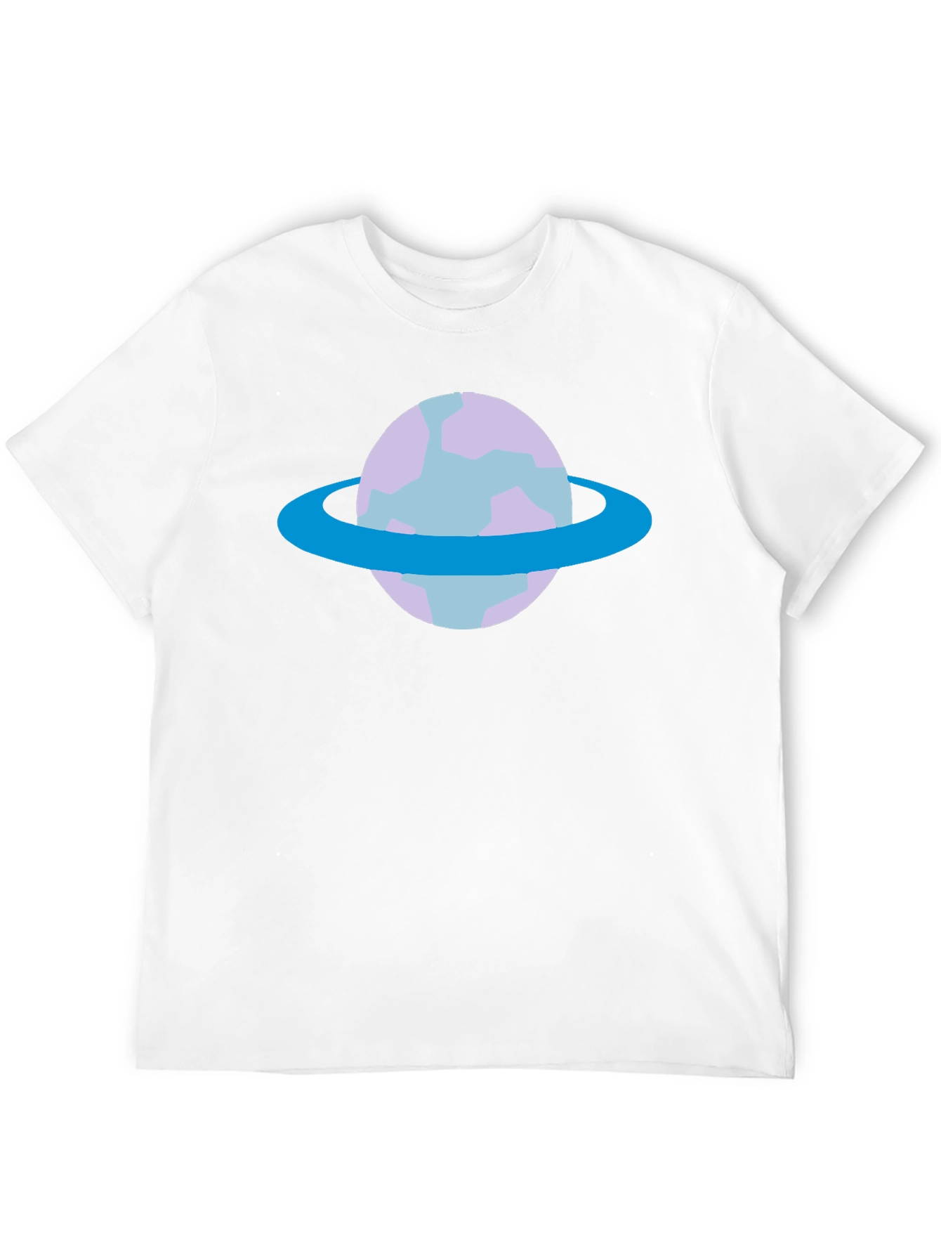 Planet Graphic Tee - Black Cotton Casual T-Shirt