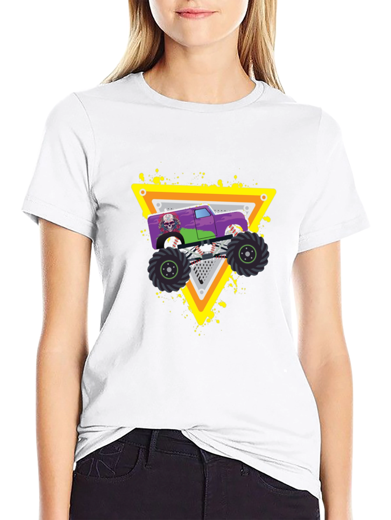 Monster Truck Graphic Black T-Shirt