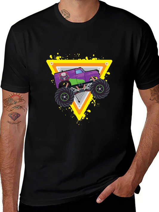Monster Truck Graphic Black T-Shirt