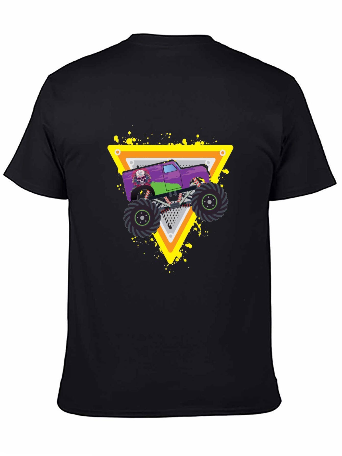Monster Truck Graphic Black T-Shirt