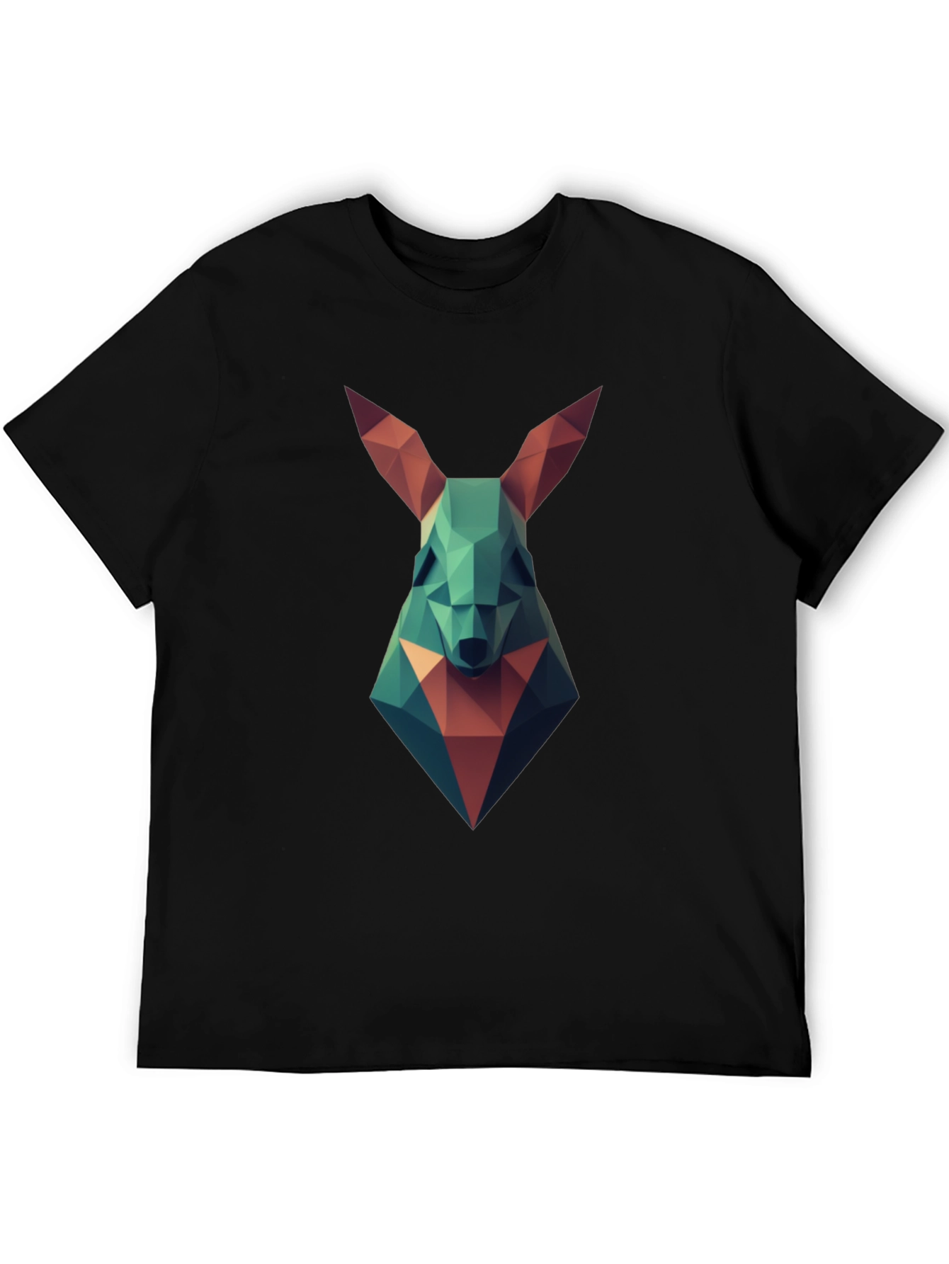 Geometric Rabbit Graphic T-Shirt