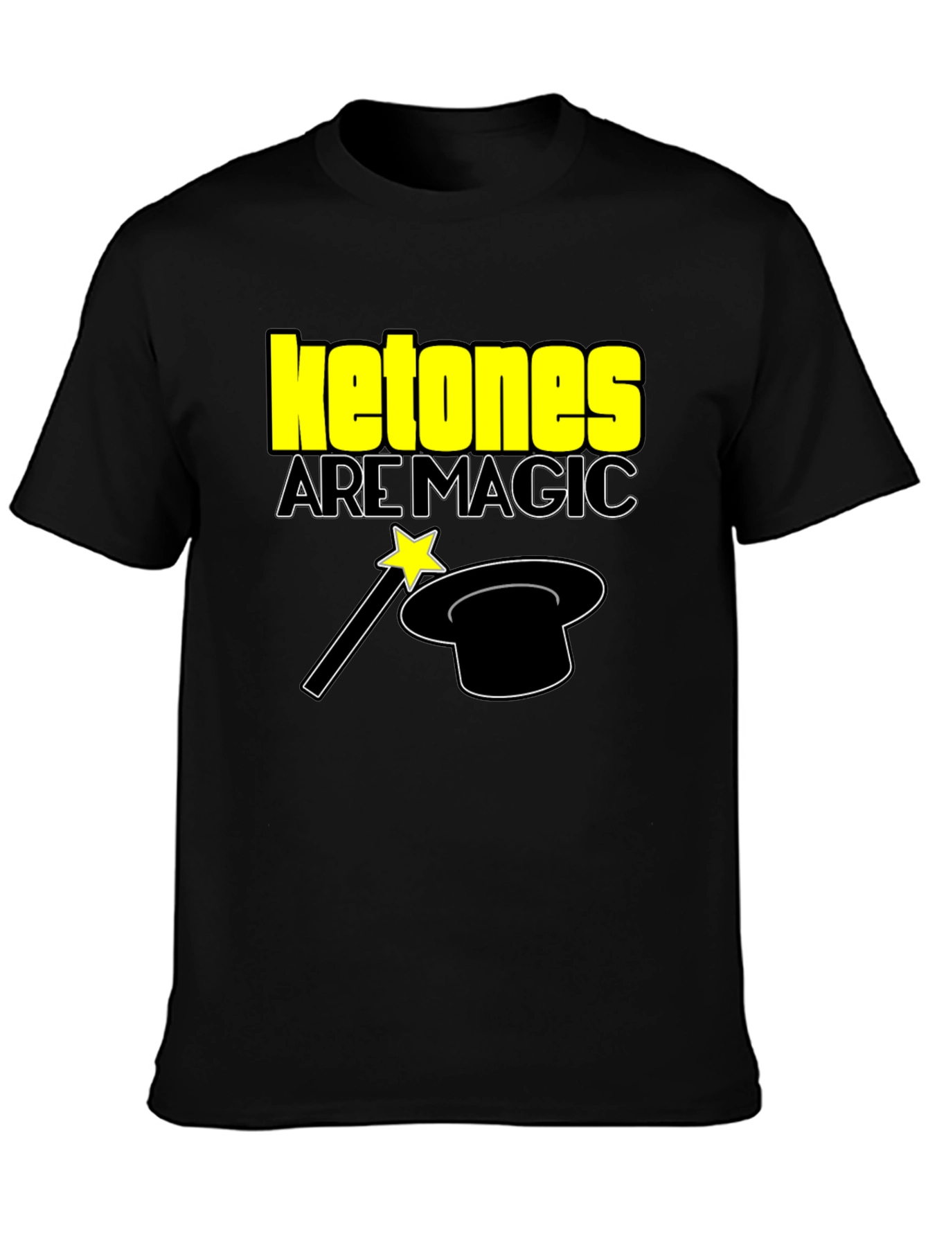 Ketones Are Magic T-Shirt - Black Graphic Tee