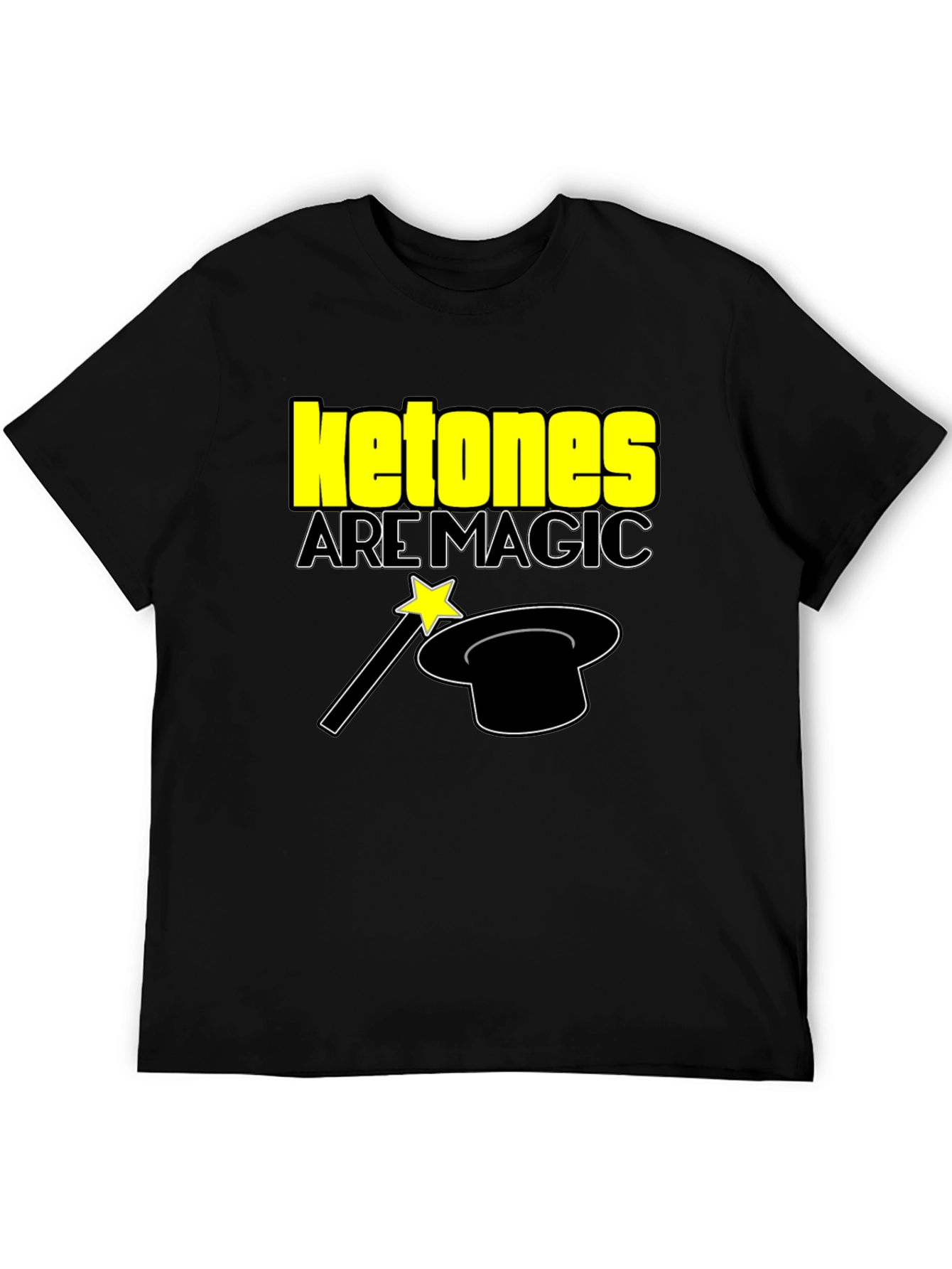 Ketones Are Magic T-Shirt - Black Graphic Tee