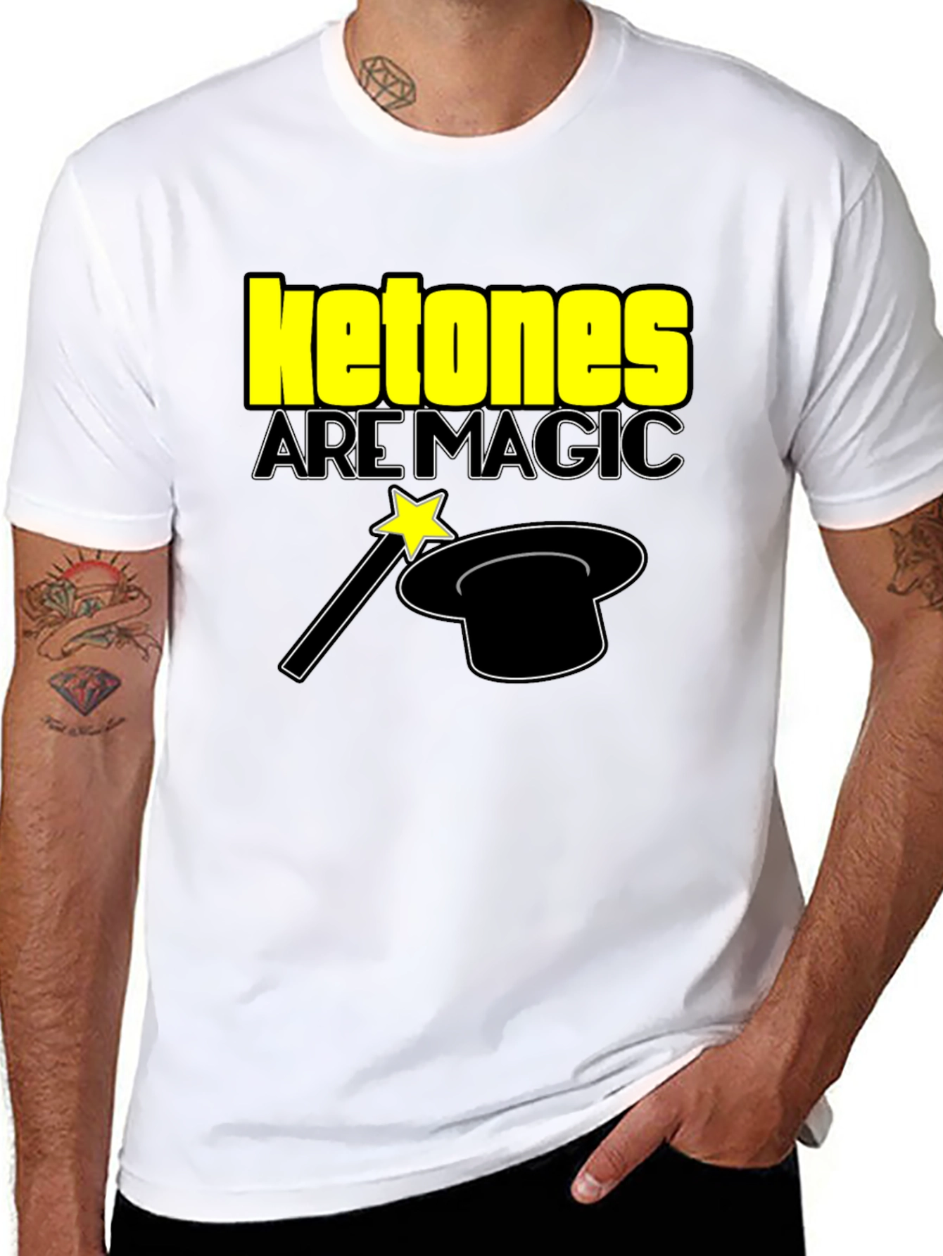 Ketones Are Magic T-Shirt - Black Graphic Tee