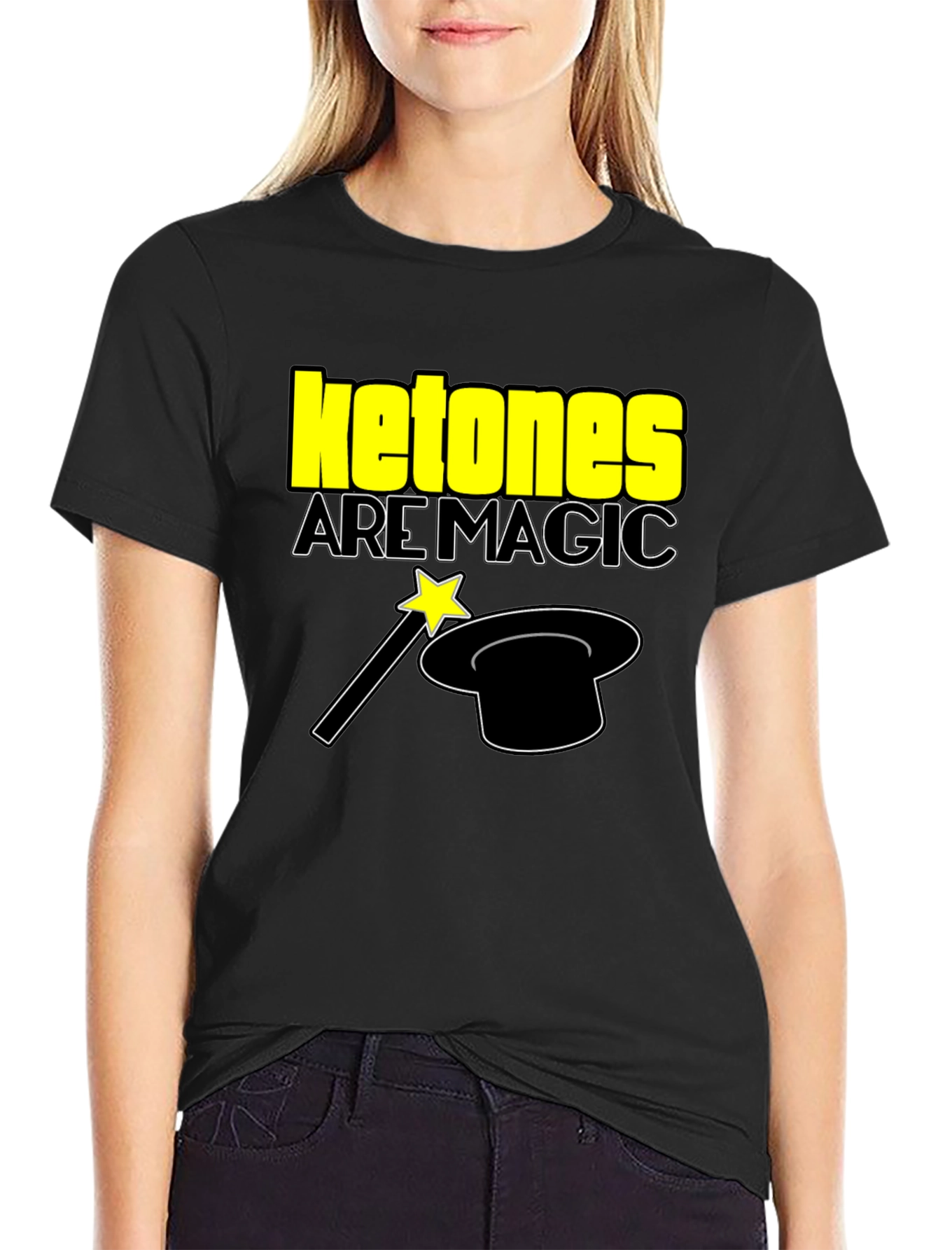 Ketones Are Magic T-Shirt - Black Graphic Tee
