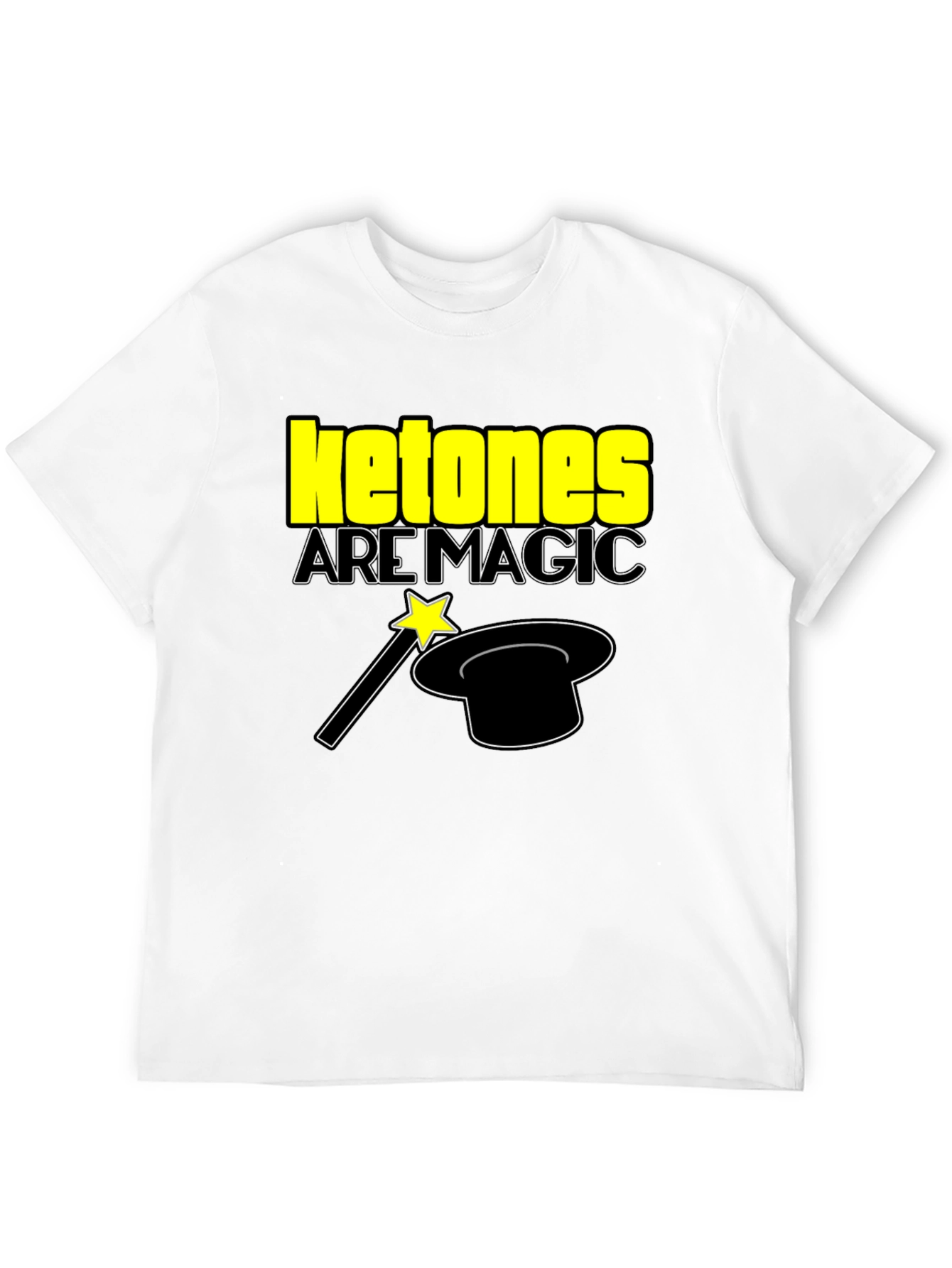 Ketones Are Magic T-Shirt - Black Graphic Tee
