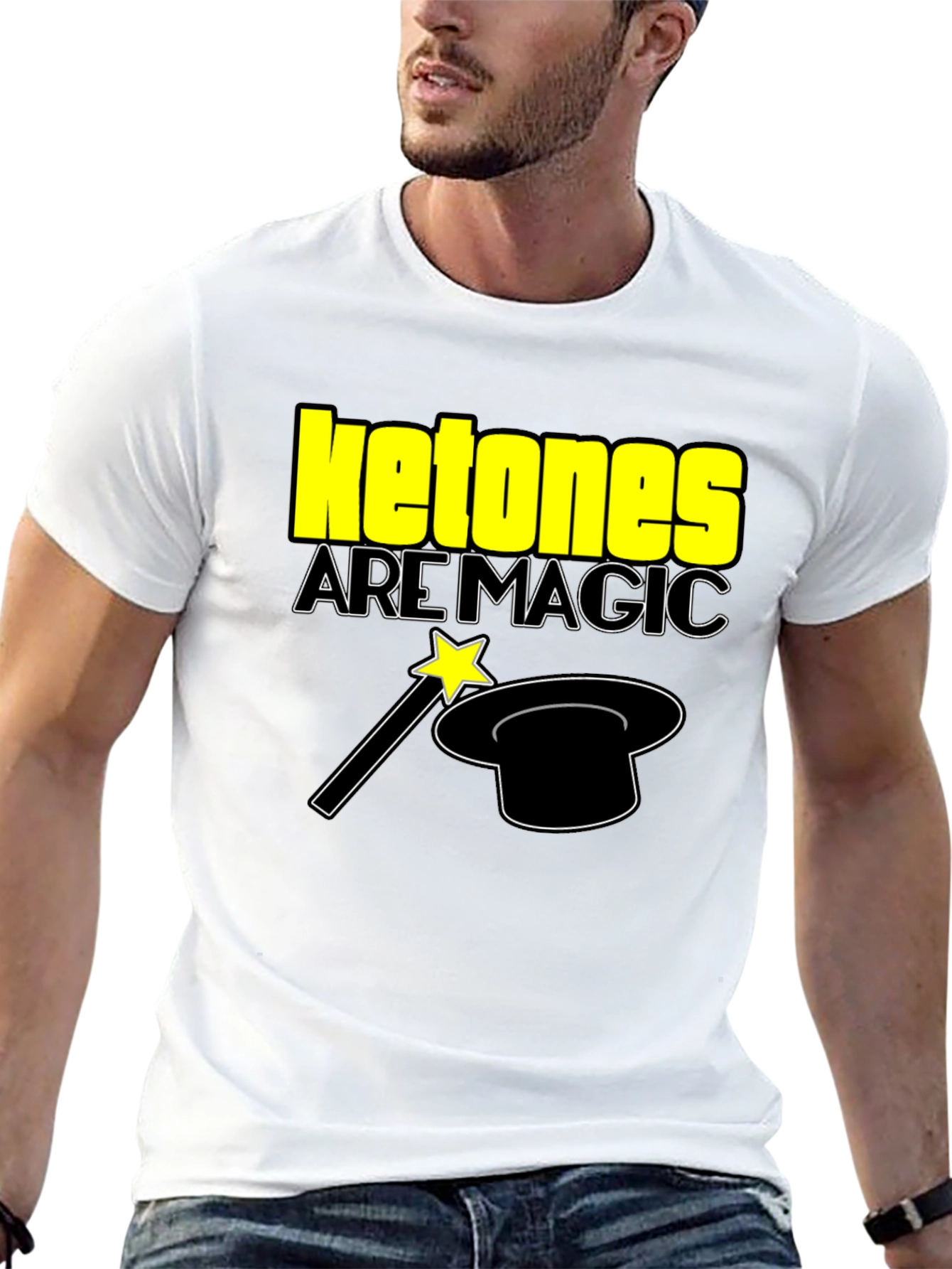 Ketones Are Magic T-Shirt - Black Graphic Tee