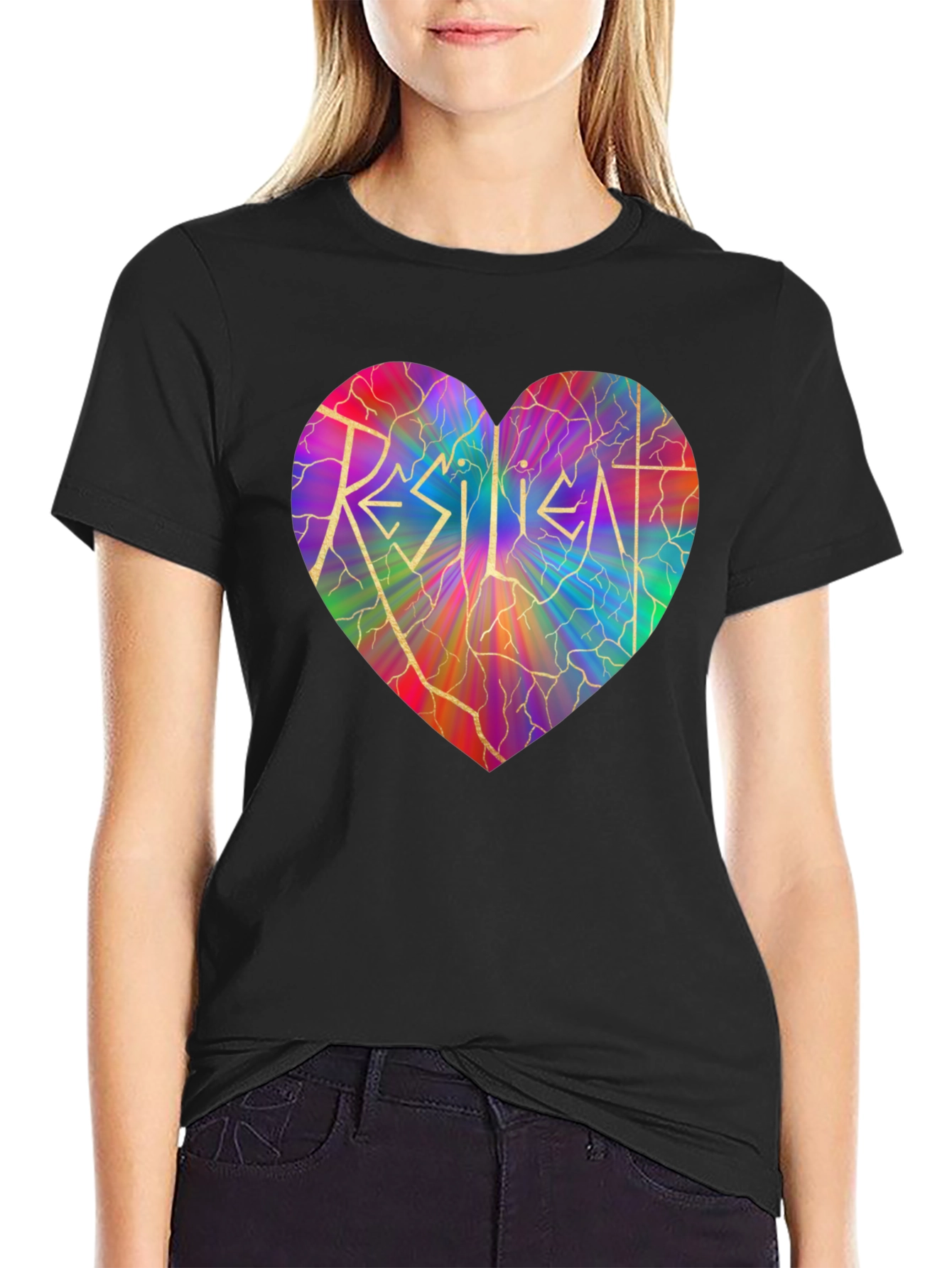 Resilient Heart Graphic T-Shirt - Stylish & Meaningful