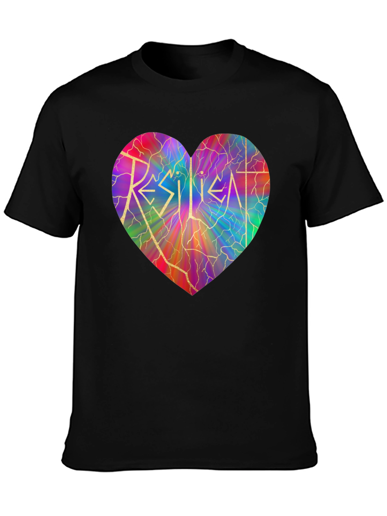 Resilient Heart Graphic T-Shirt - Stylish & Meaningful