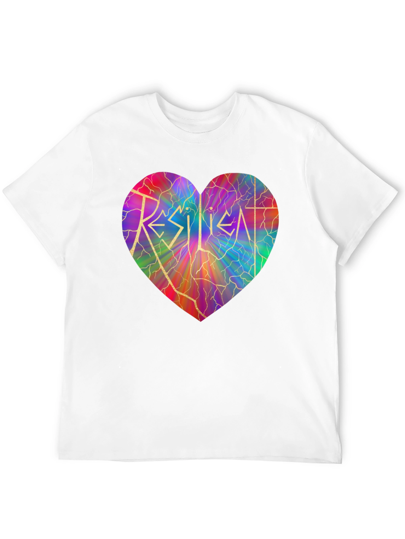 Resilient Heart Graphic T-Shirt - Stylish & Meaningful