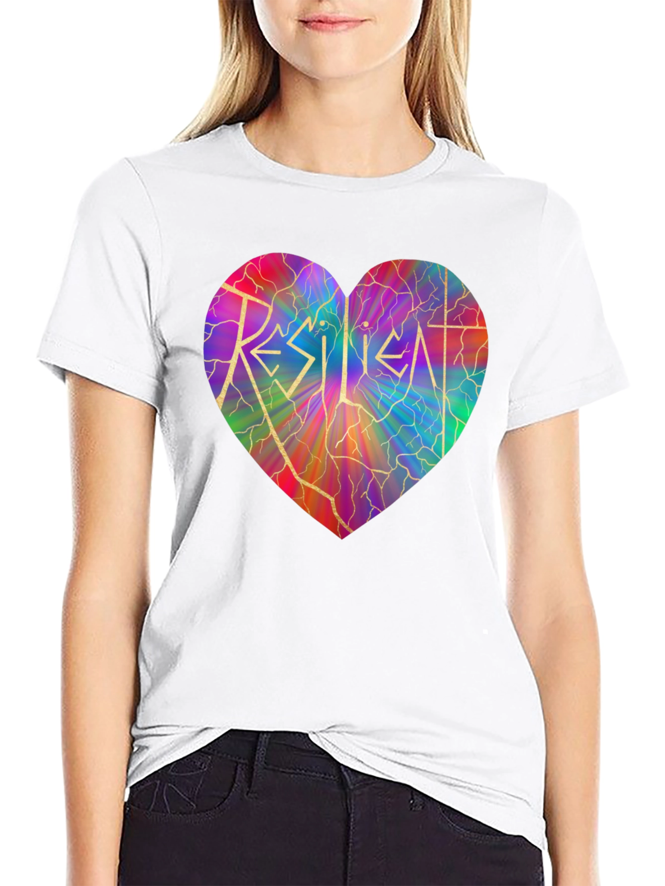 Resilient Heart Graphic T-Shirt - Stylish & Meaningful