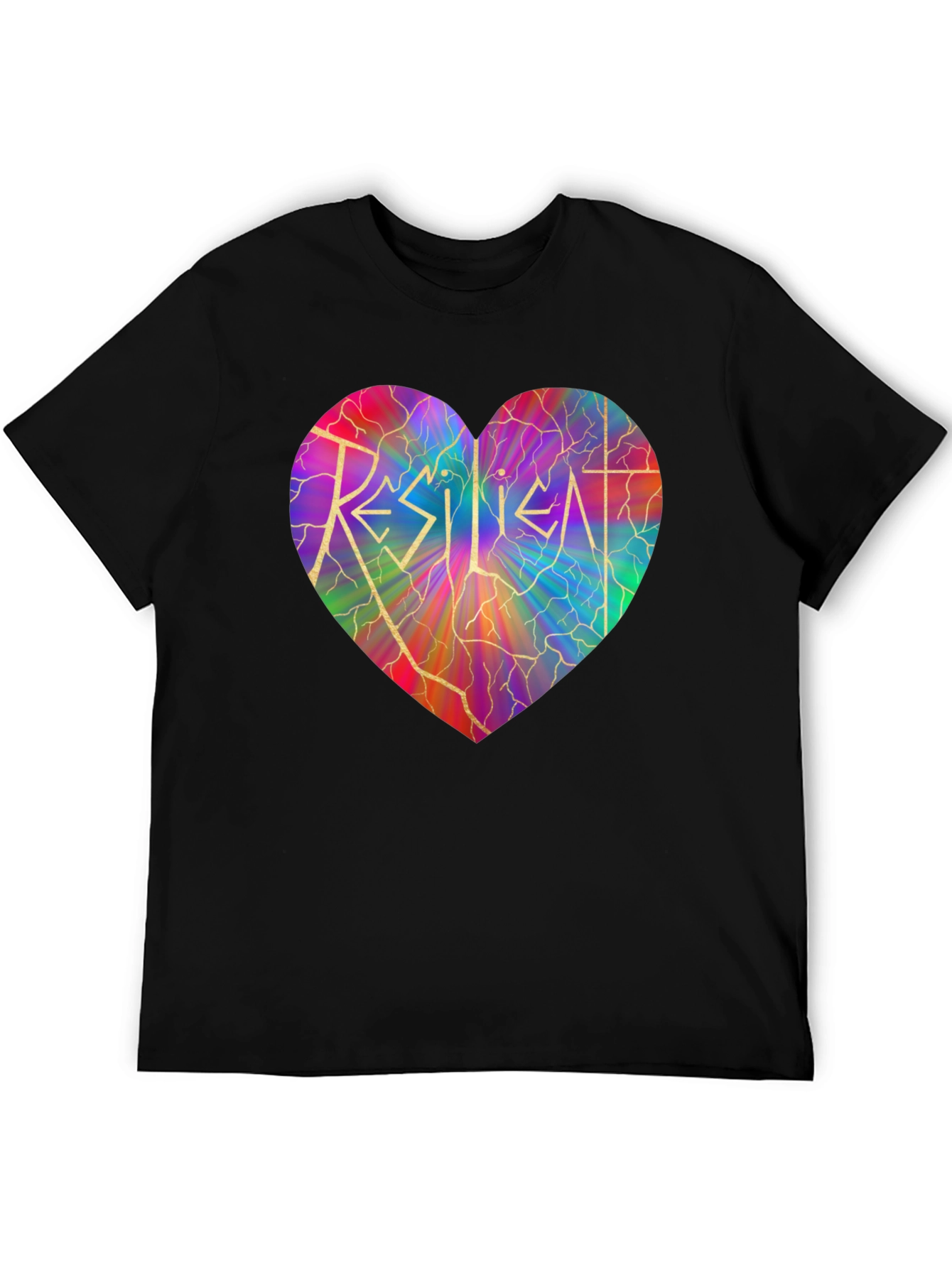 Resilient Heart Graphic T-Shirt - Stylish & Meaningful