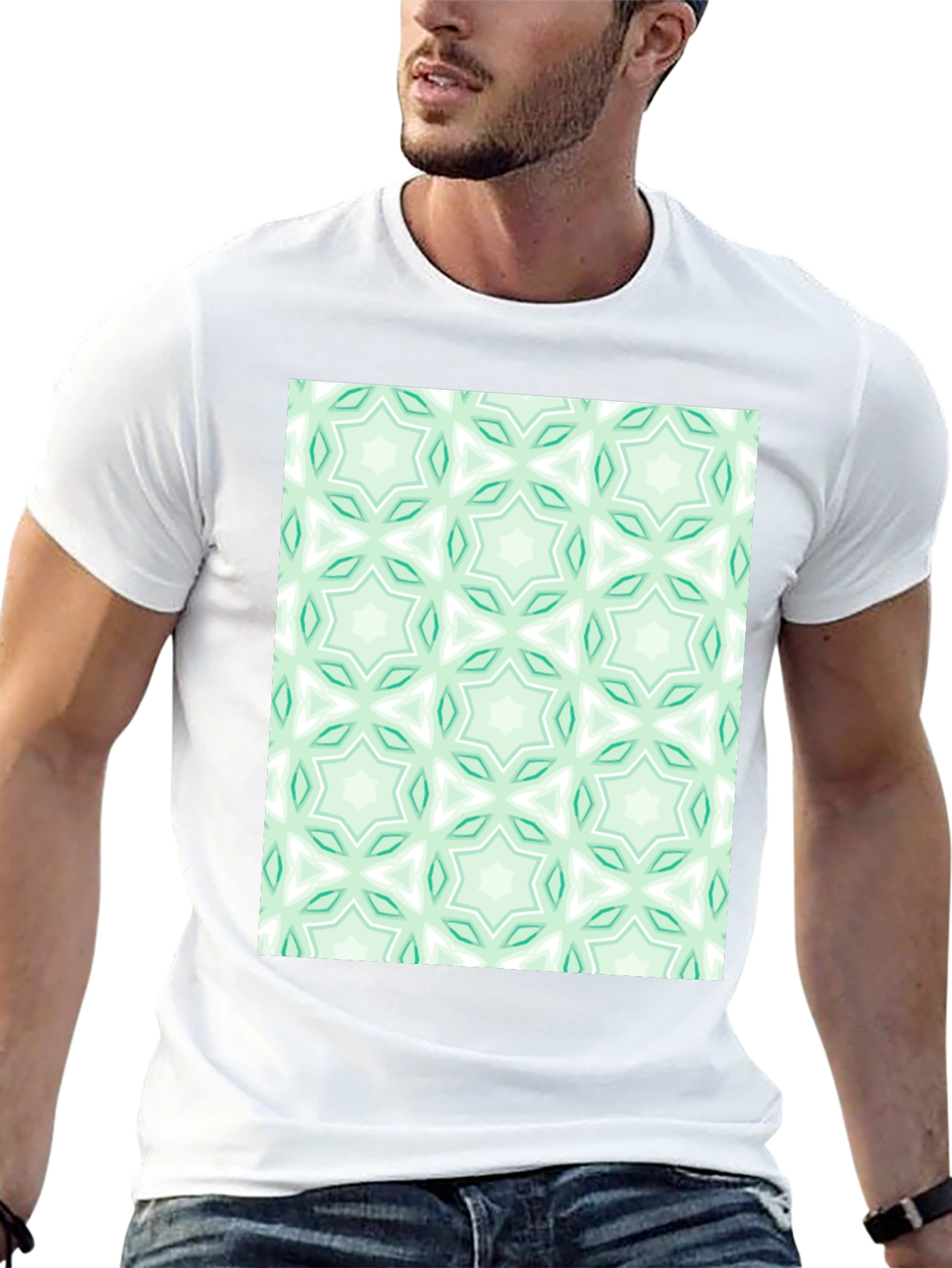 Modern Geometric Pattern Tee