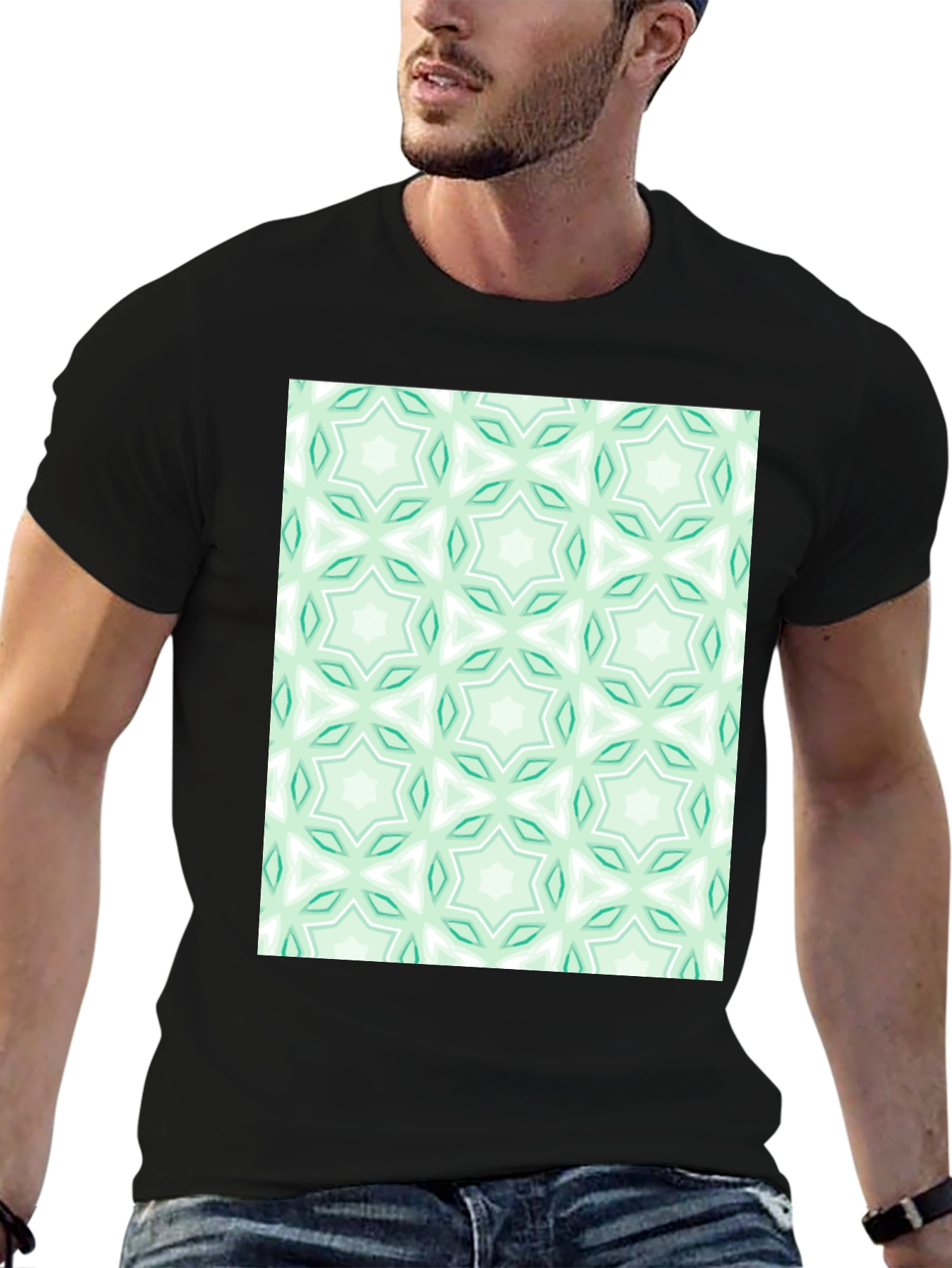Modern Geometric Pattern Tee