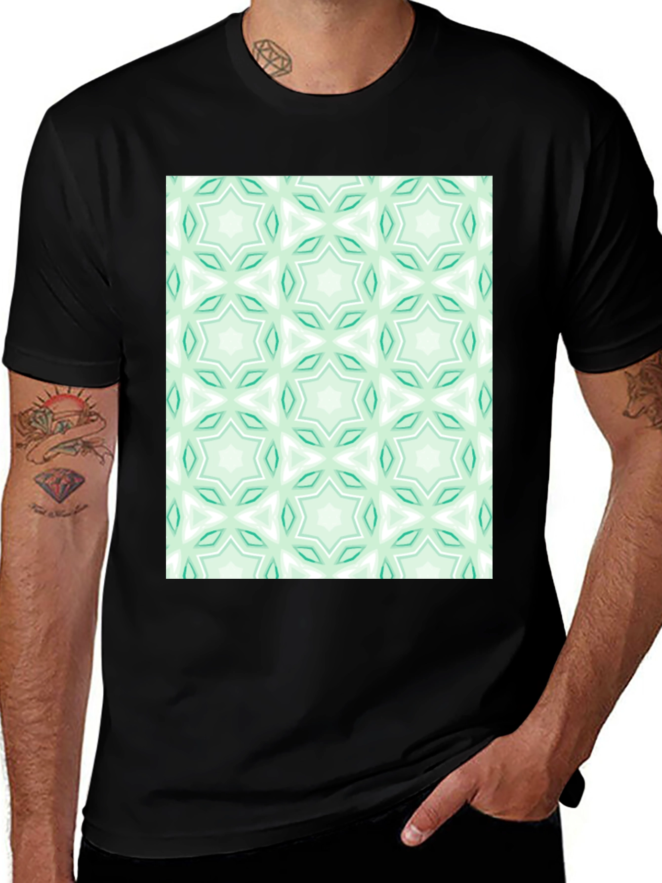 Modern Geometric Pattern Tee