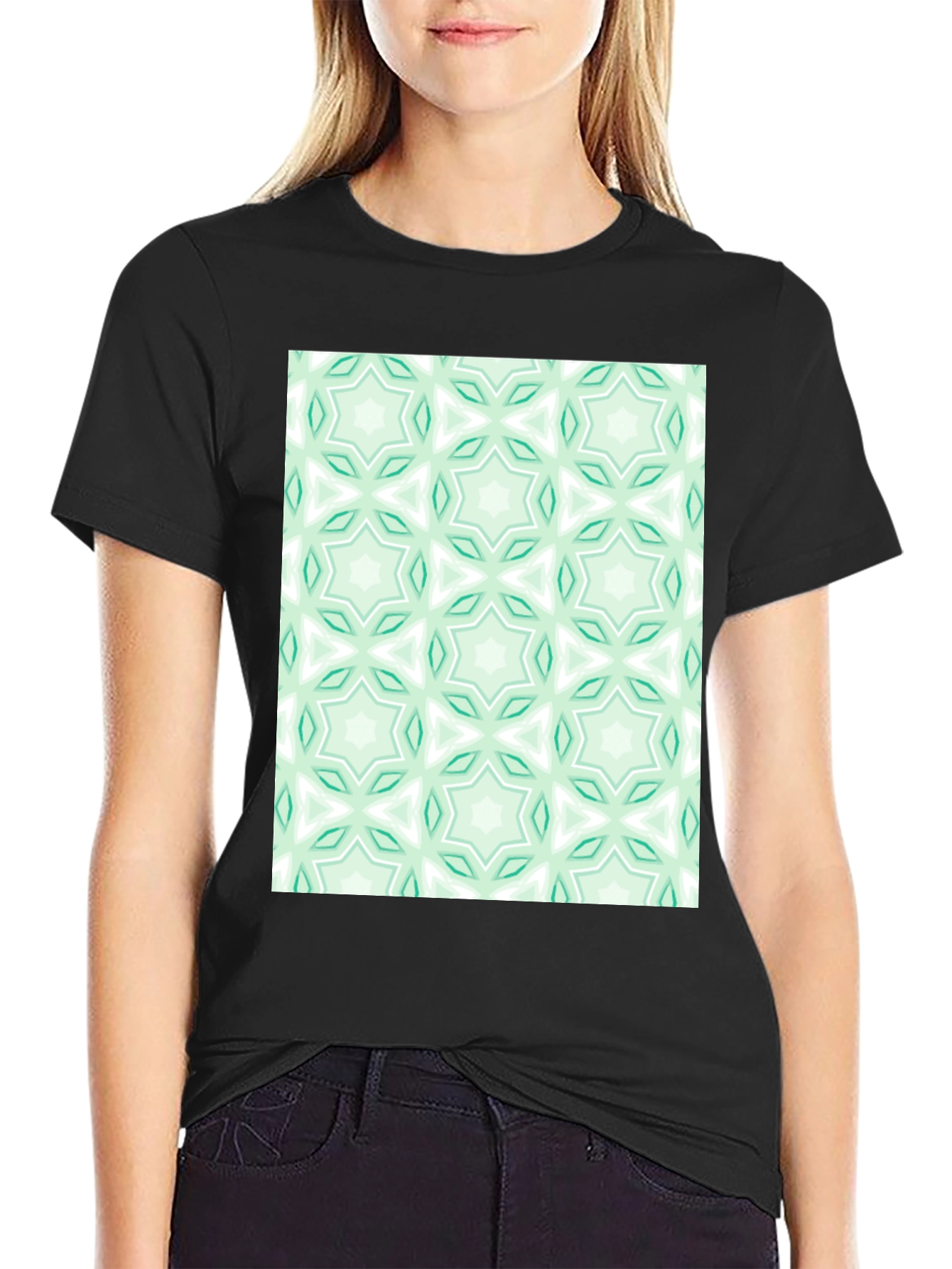 Modern Geometric Pattern Tee