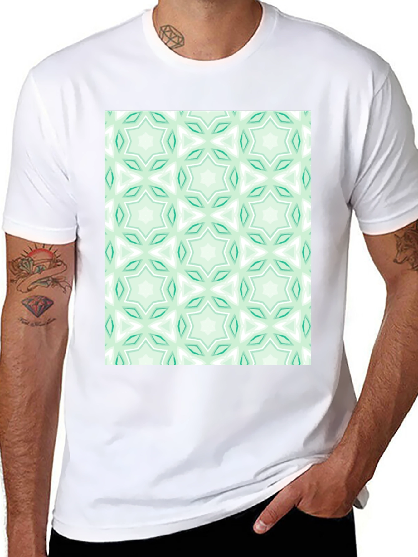 Modern Geometric Pattern Tee