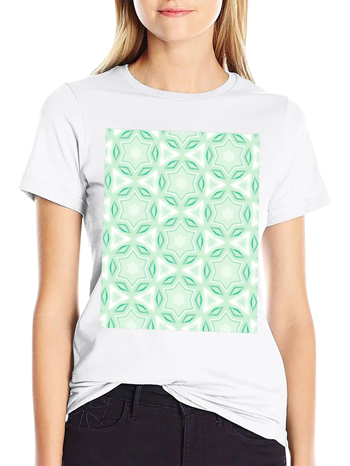 Modern Geometric Pattern Tee