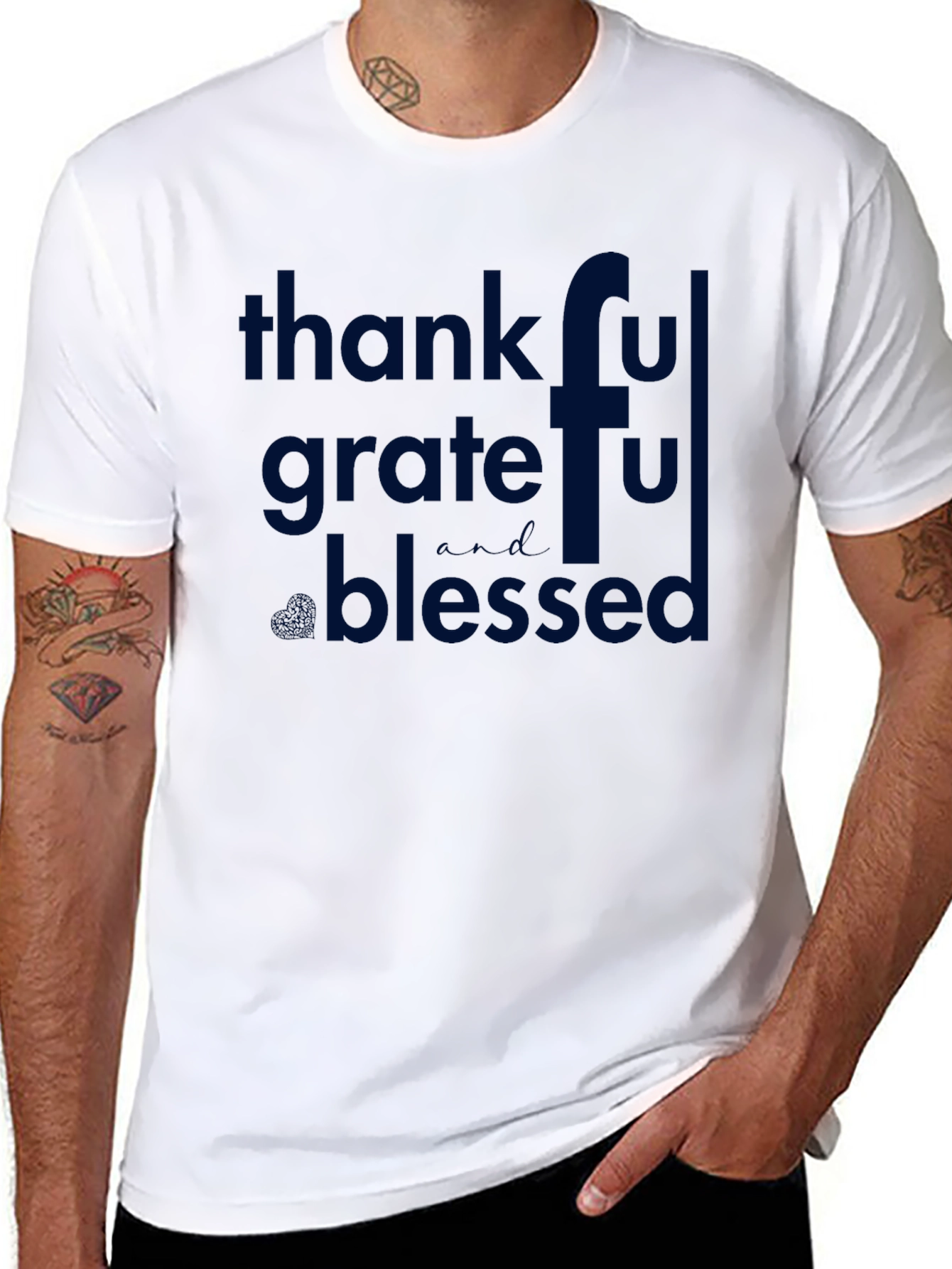 Thankful Grateful Blessed T-Shirt