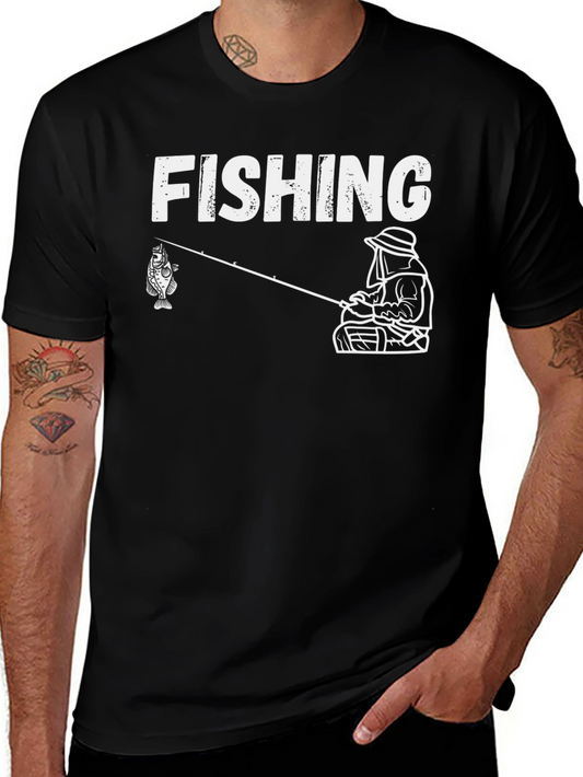 Fishing T-Shirt Angler Graphic Tee