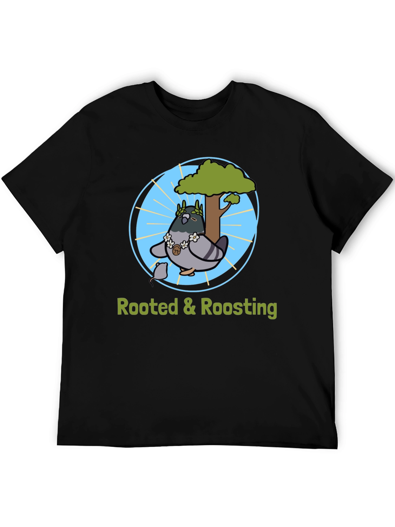Rested & Roosting Pigeon Graphic Tee